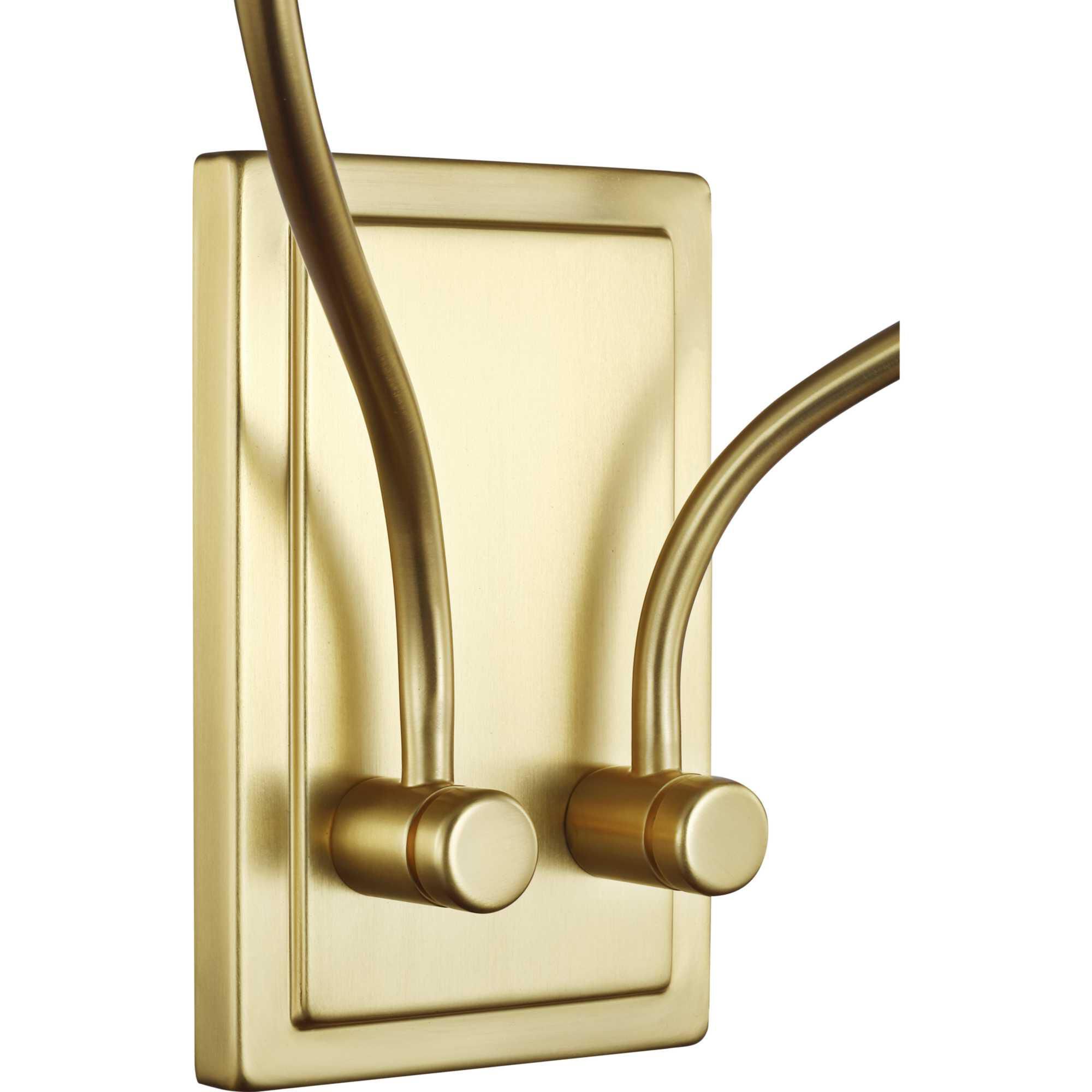 Shown in Satin Brass finish and Summer Linen glass