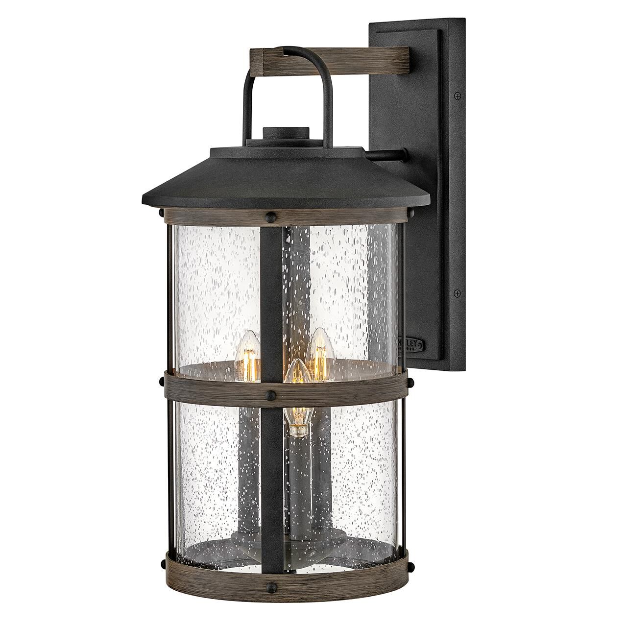 Lakehouse 24 Inch Tall 3 Light Outdoor Wall Light by Hinkley Lighting