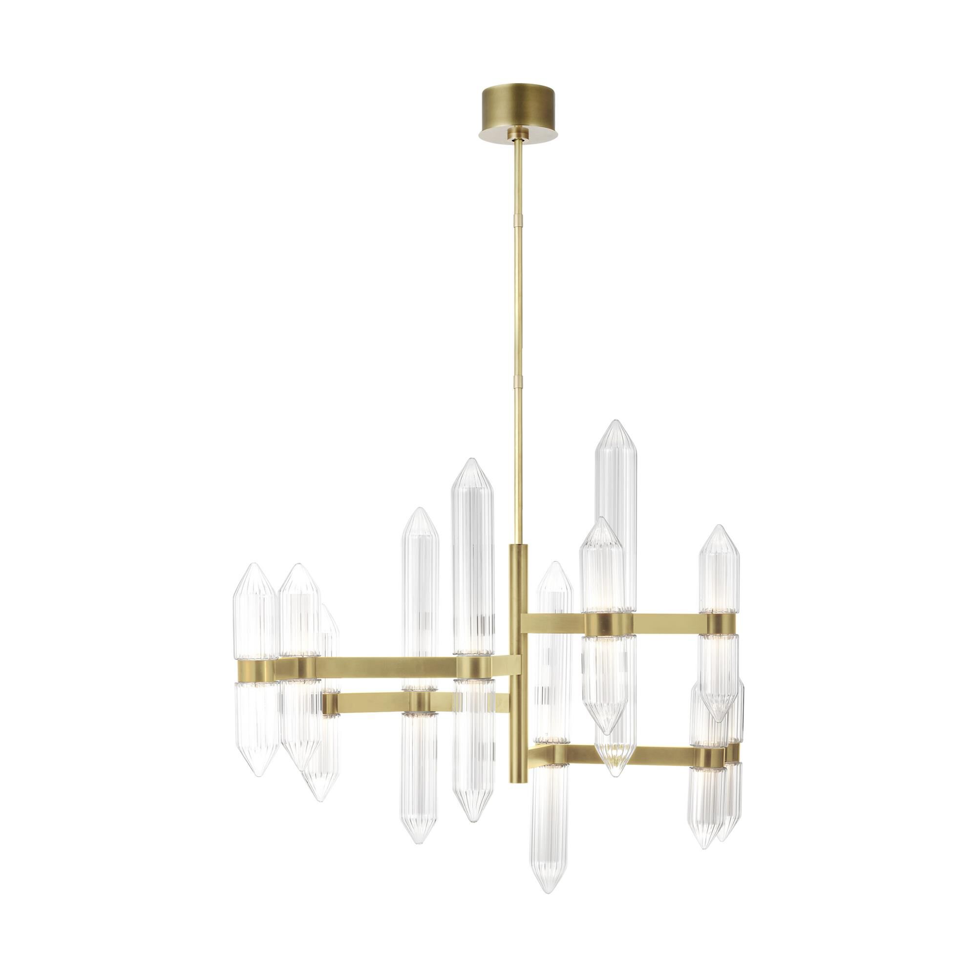 Avroko Langston 46 Inch 12 Light LED Chandelier by Visual Comfort Modern Collection