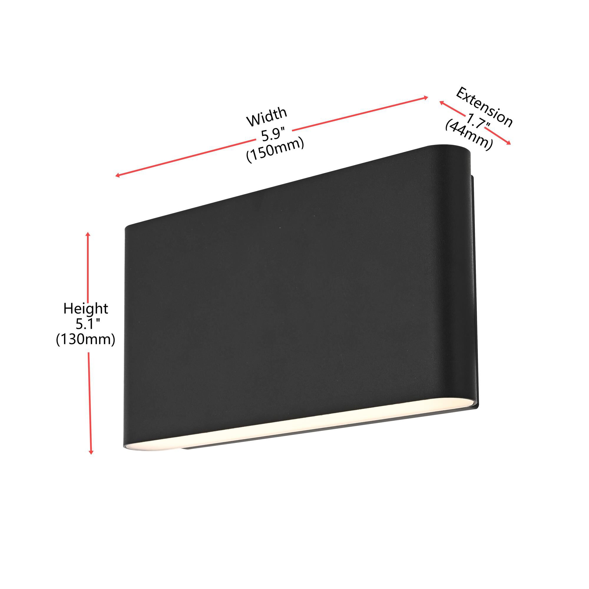 Corbin 6 Inch Outdoor Wall Light by Elegant Lighting