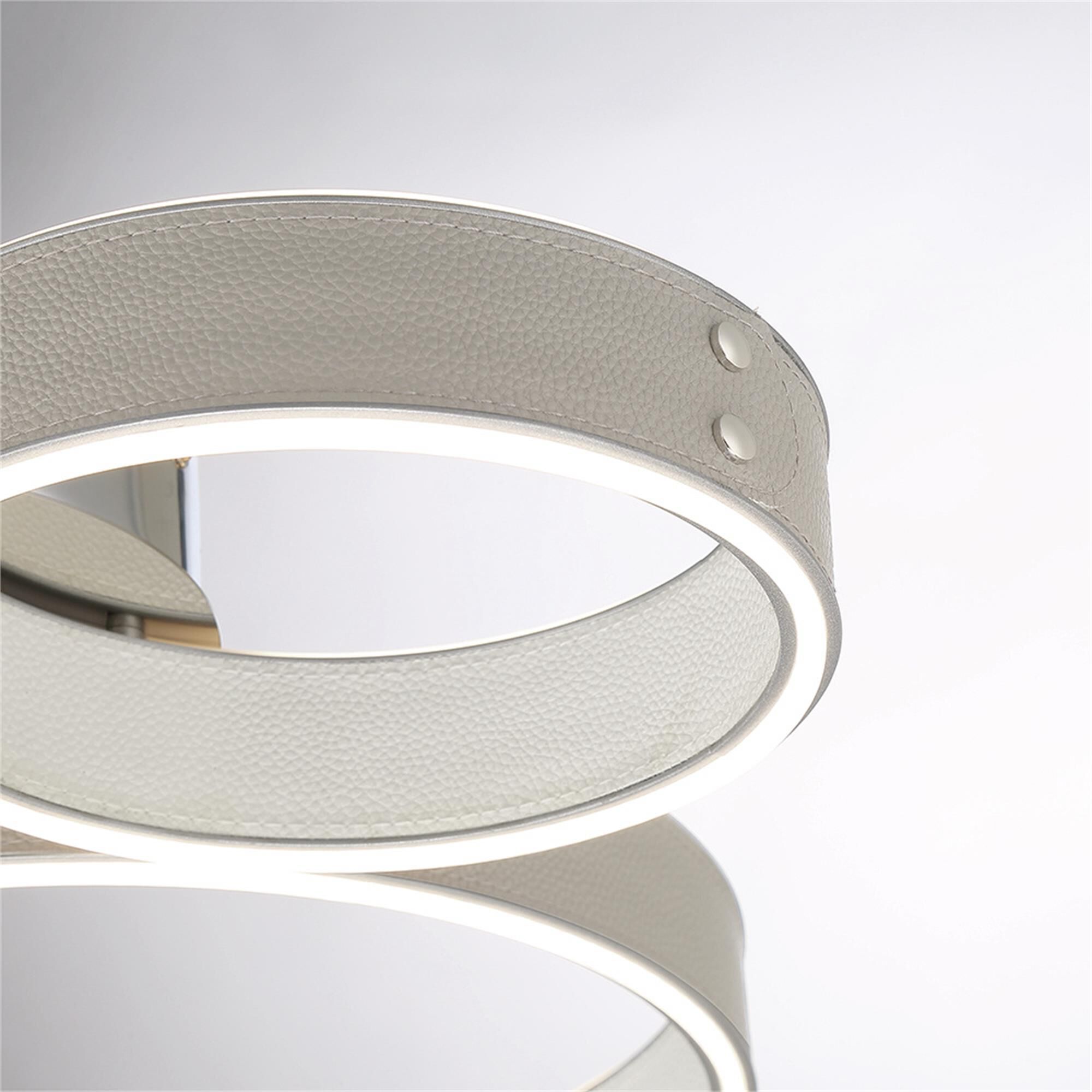 Shown in Greyand White finish