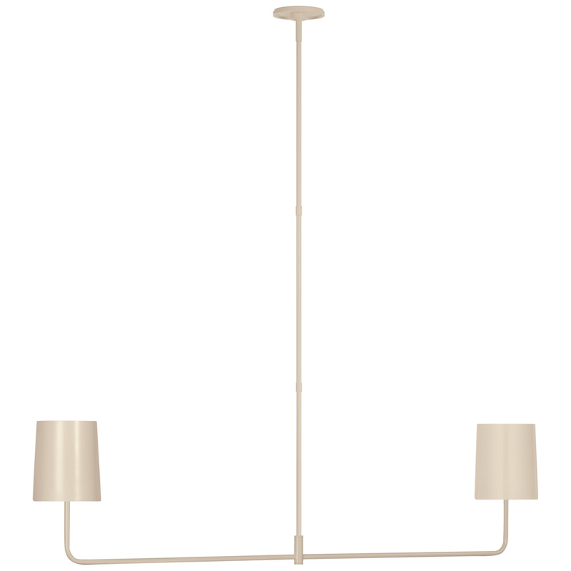 Barbara Barry Go Lightly 54 Inch 2 Light LED Linear Suspension Light by Visual Comfort Signature Collection