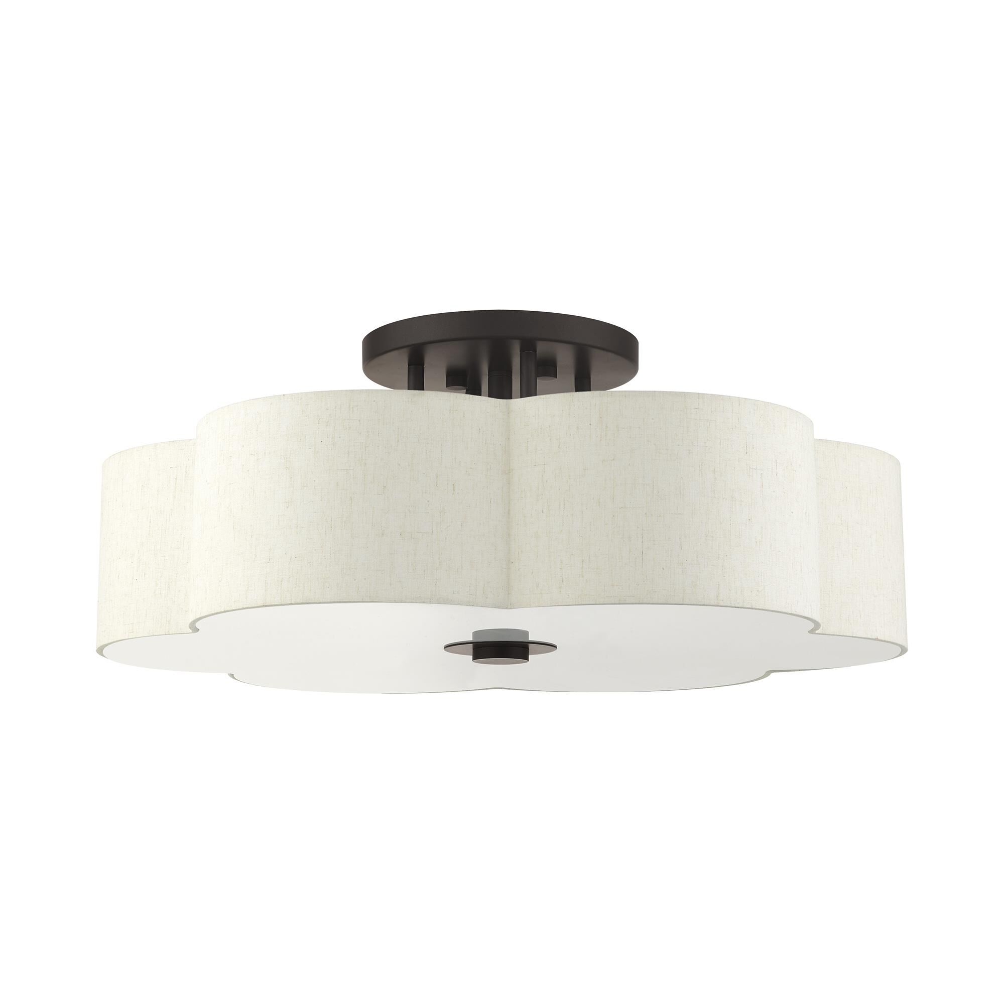 Solstice 6 Light Semi Flush Mount by Livex Lighting