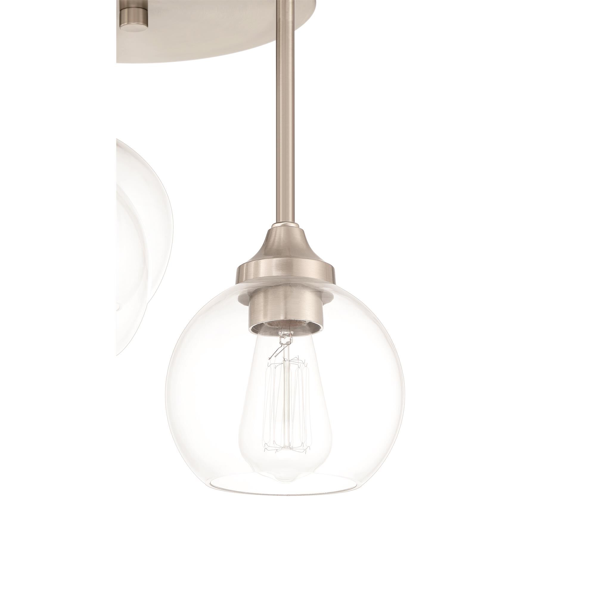 Glenda 14 Inch Semi Flush Mount,