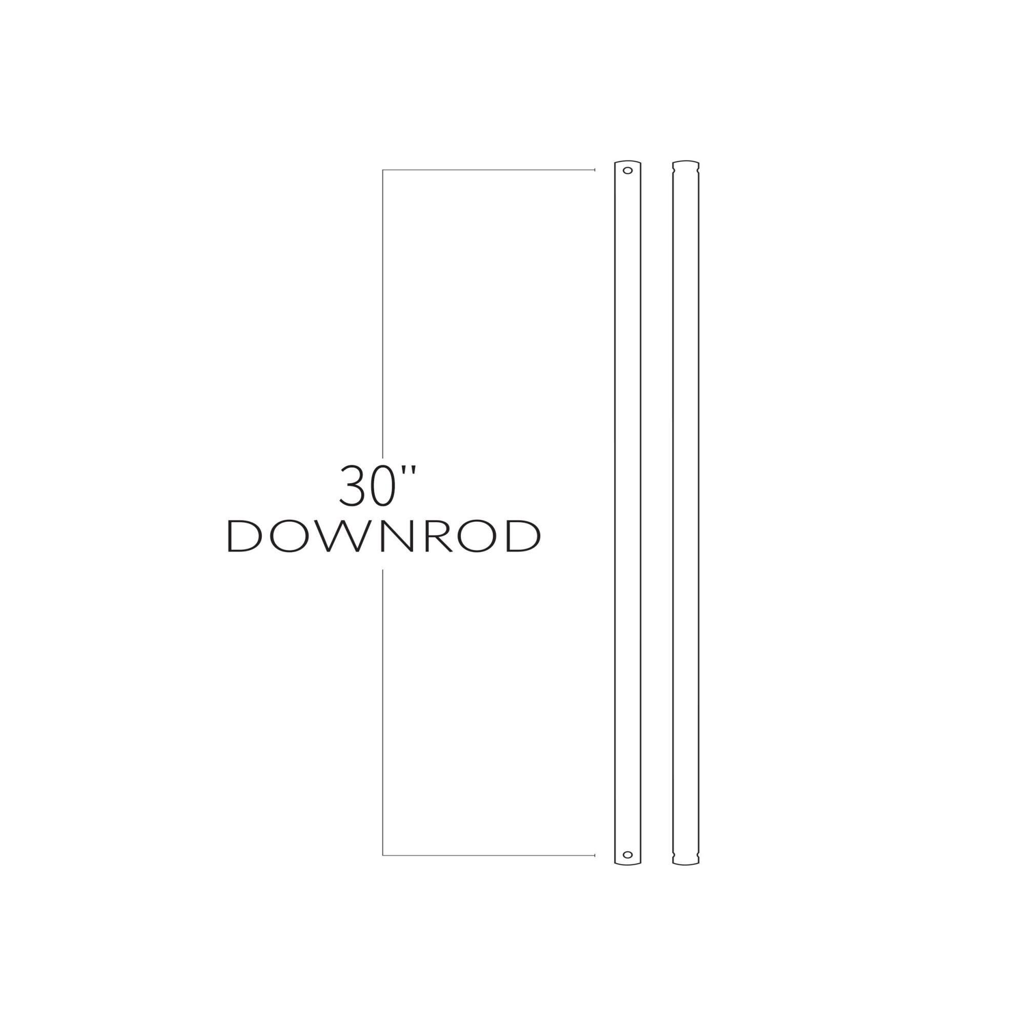 30 Inch Fan Downrod by Matthews Fan Company