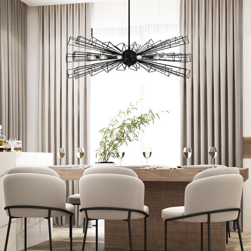 Dendelio Medium Linear Chandelier by Eurofase Lighting