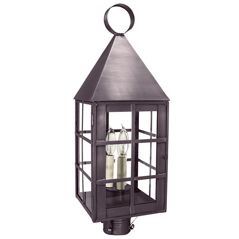 York 25 Inch 3 Light Outdoor Post Lamp by Northeast Lantern