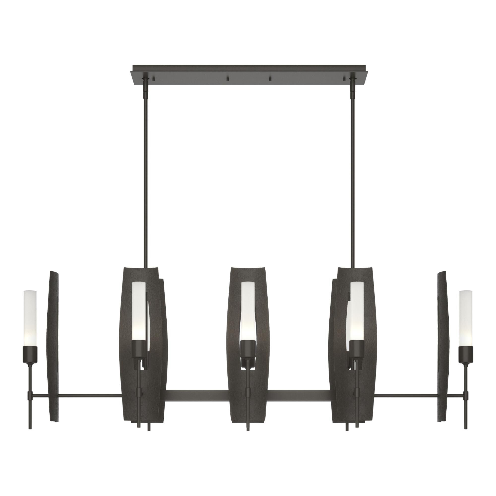 Shown in Dark Smoke finish and Frosted glass