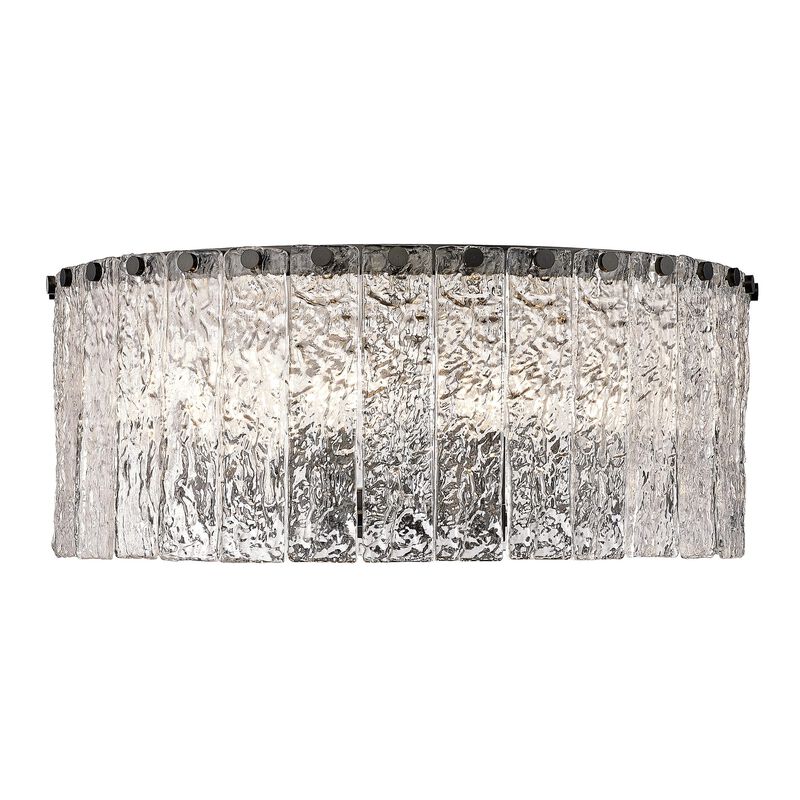 Glacier 20 Inch 8 Light Flush Mount by Z-Lite