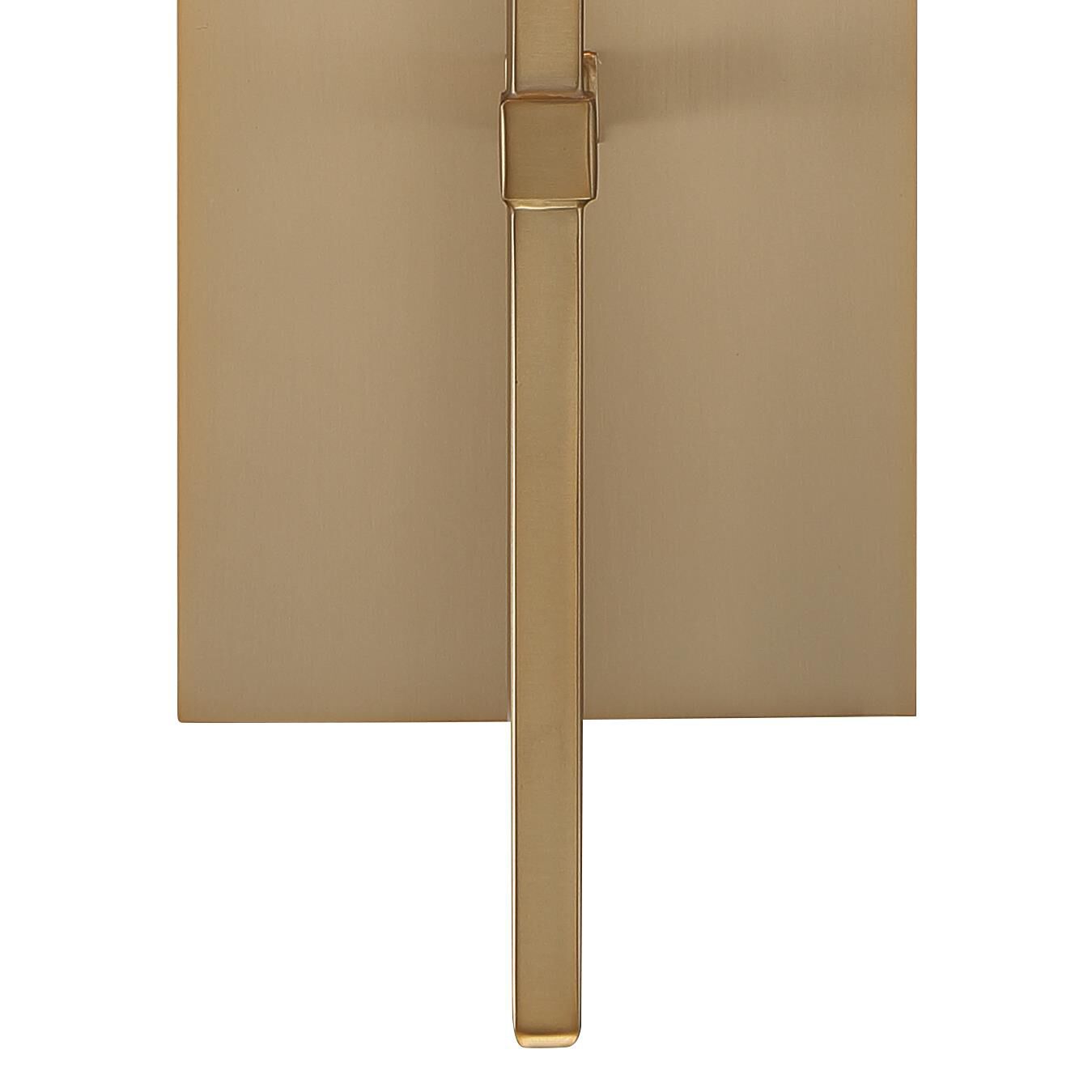 Shown in Aged Brass finish and Silk glass and White shade