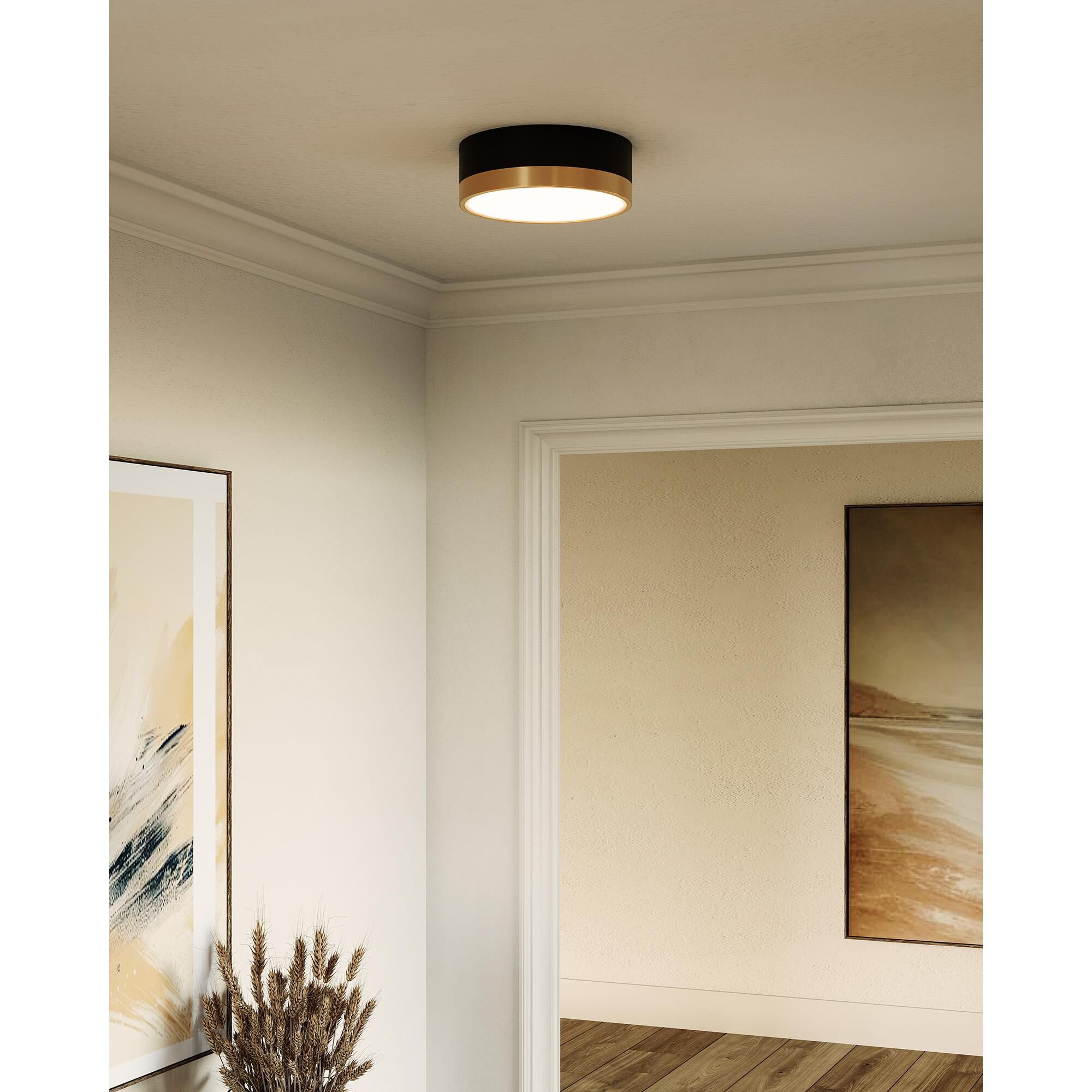 Brisbane 12 Inch 2 Light Flush Mount,
