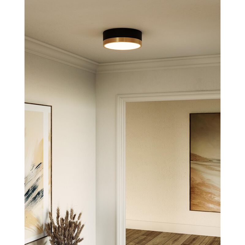 Brisbane 12 Inch 2 Light Flush Mount by Alora Mood