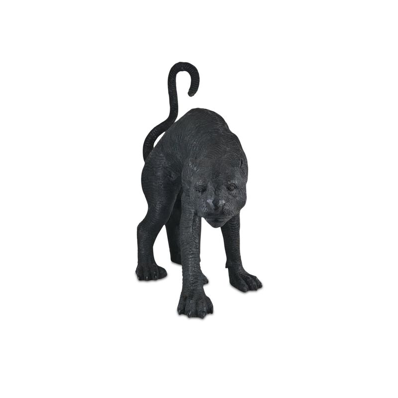 Standing Black Panther Sculpture by Currey and Company