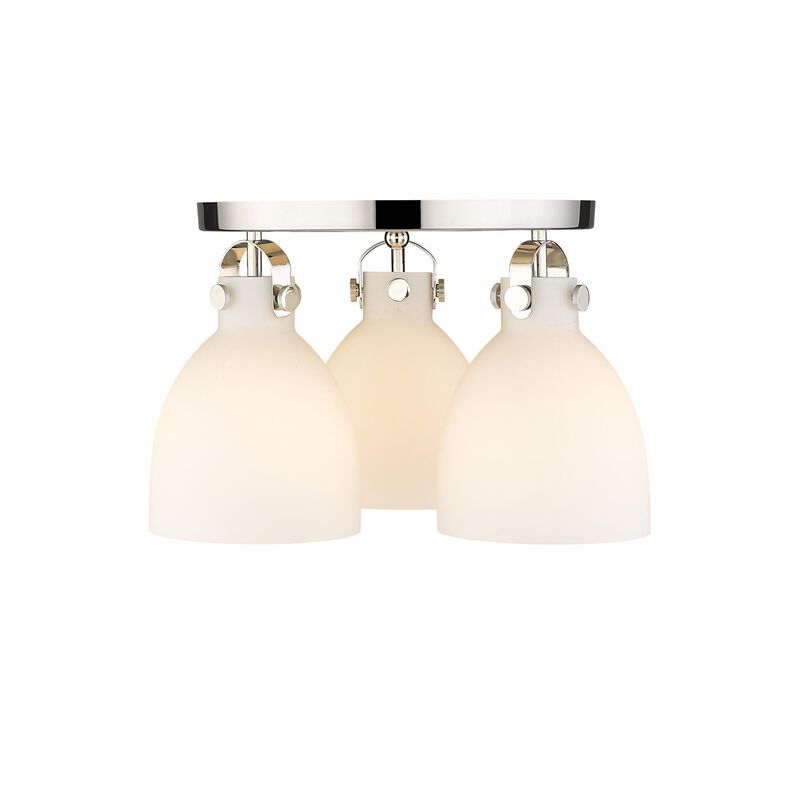 Bruno Marashlian Newton Bell 19 Inch 3 Light Flush Mount by Innovations Lighting