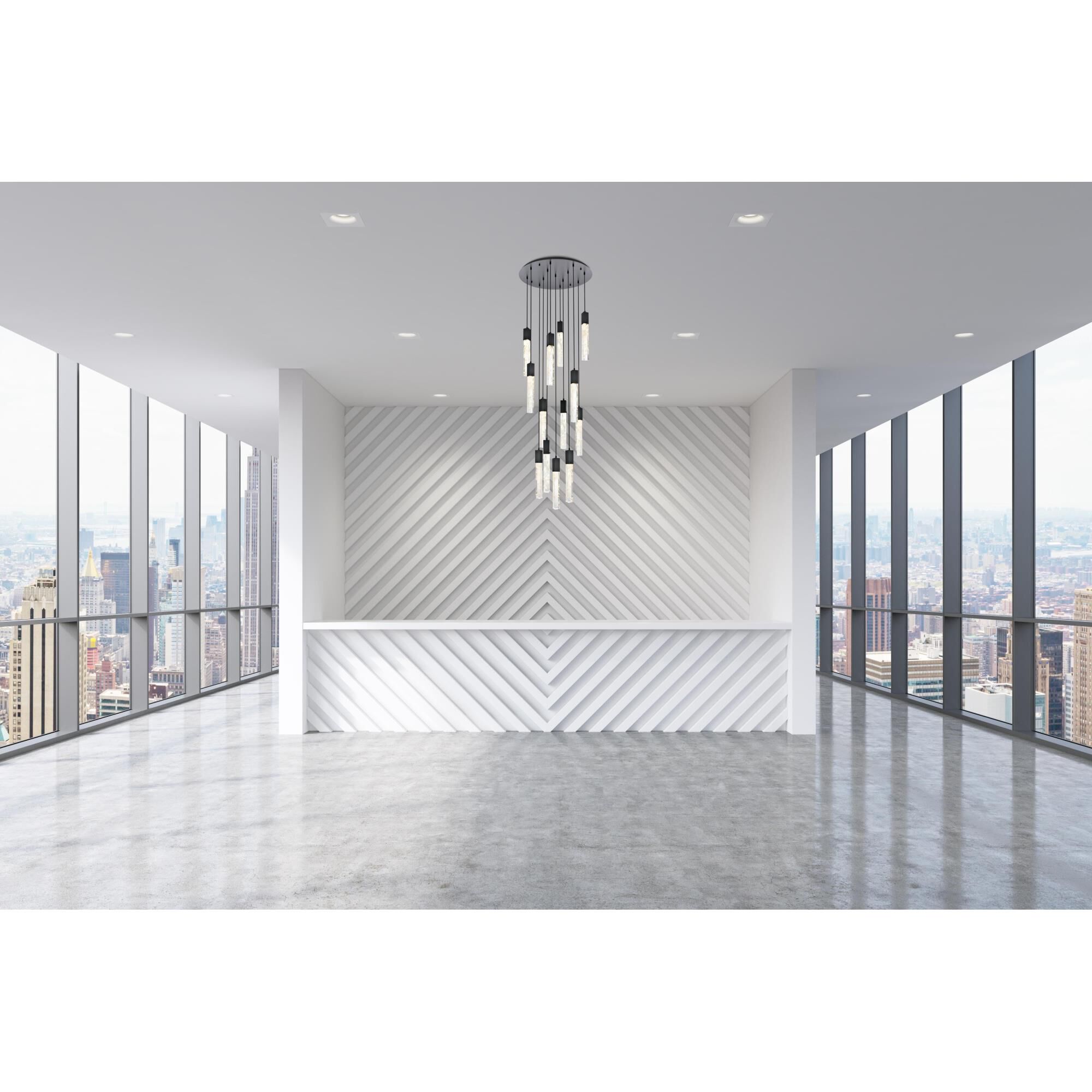 Shown in Black finish and Rc crystal and Clear glass