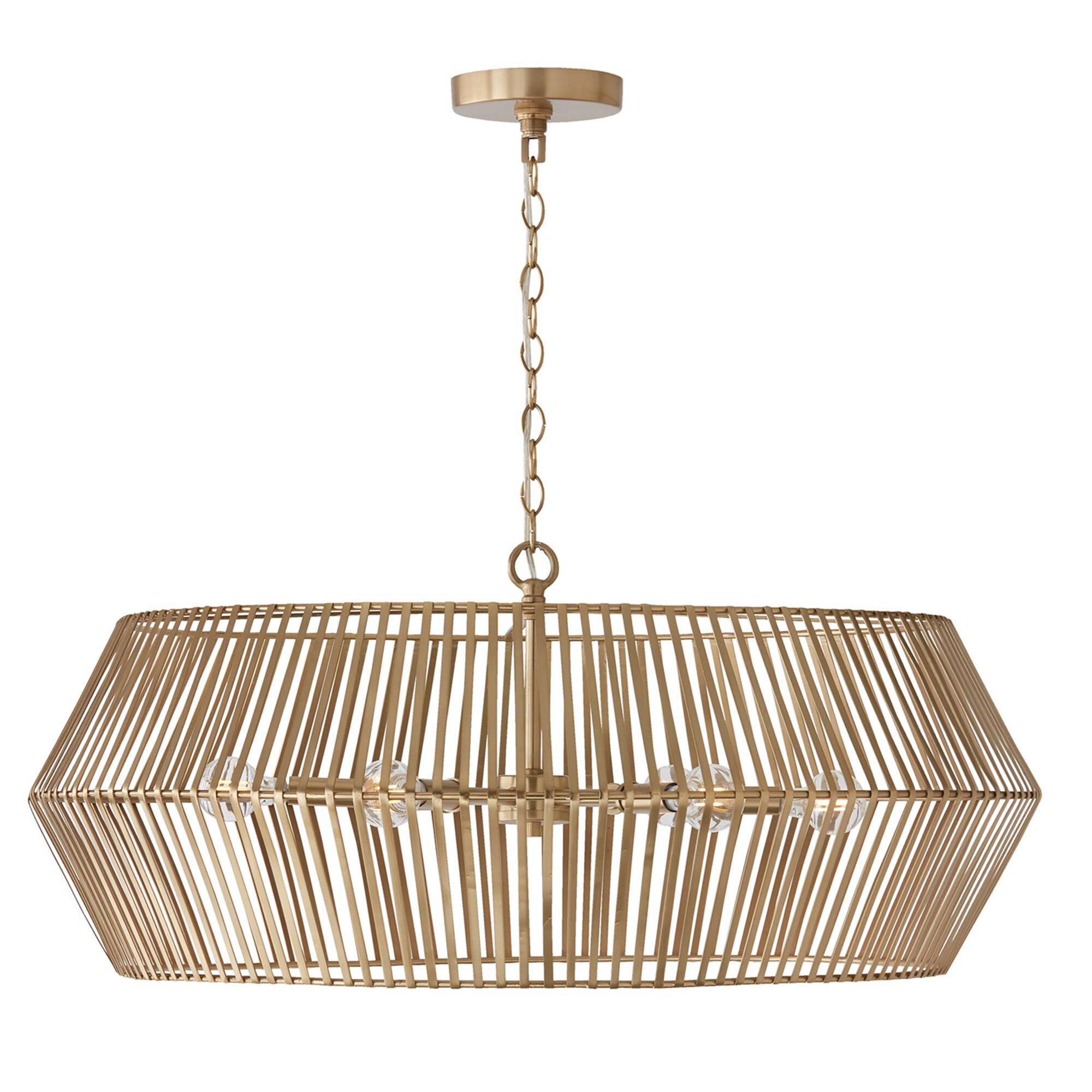 Kaiya 31 Inch 6 Light Chandelier | Capitol Lighting