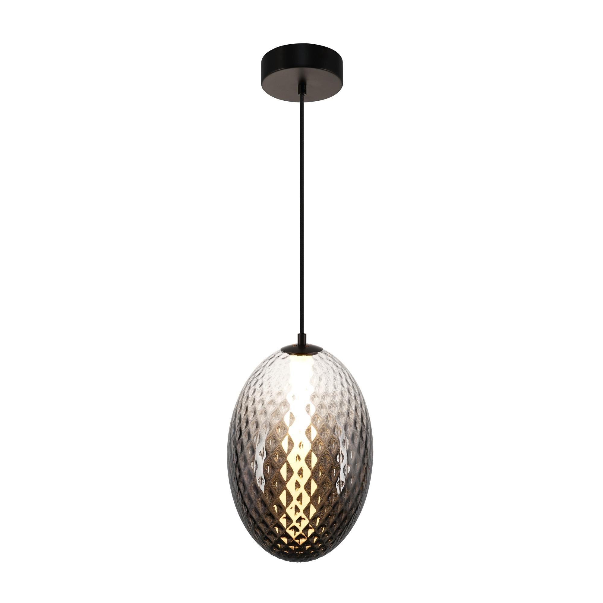 Shown in Smoke finish and Diamond glass