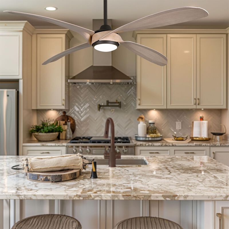Mortyn 60 Inch Ceiling Fan with Light Kit by Minka Aire