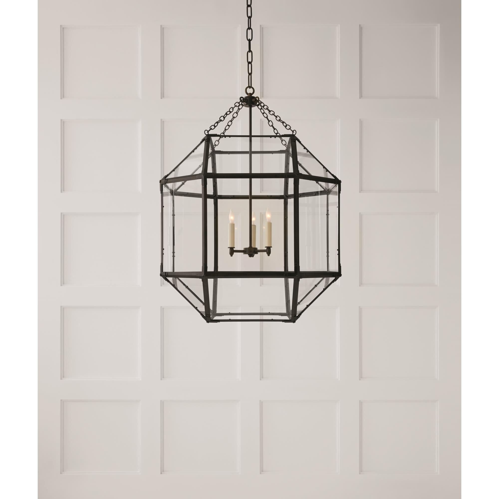 Suzanne Kasler Morris 23 Inch Cage Pendant by Visual Comfort Signature Collection