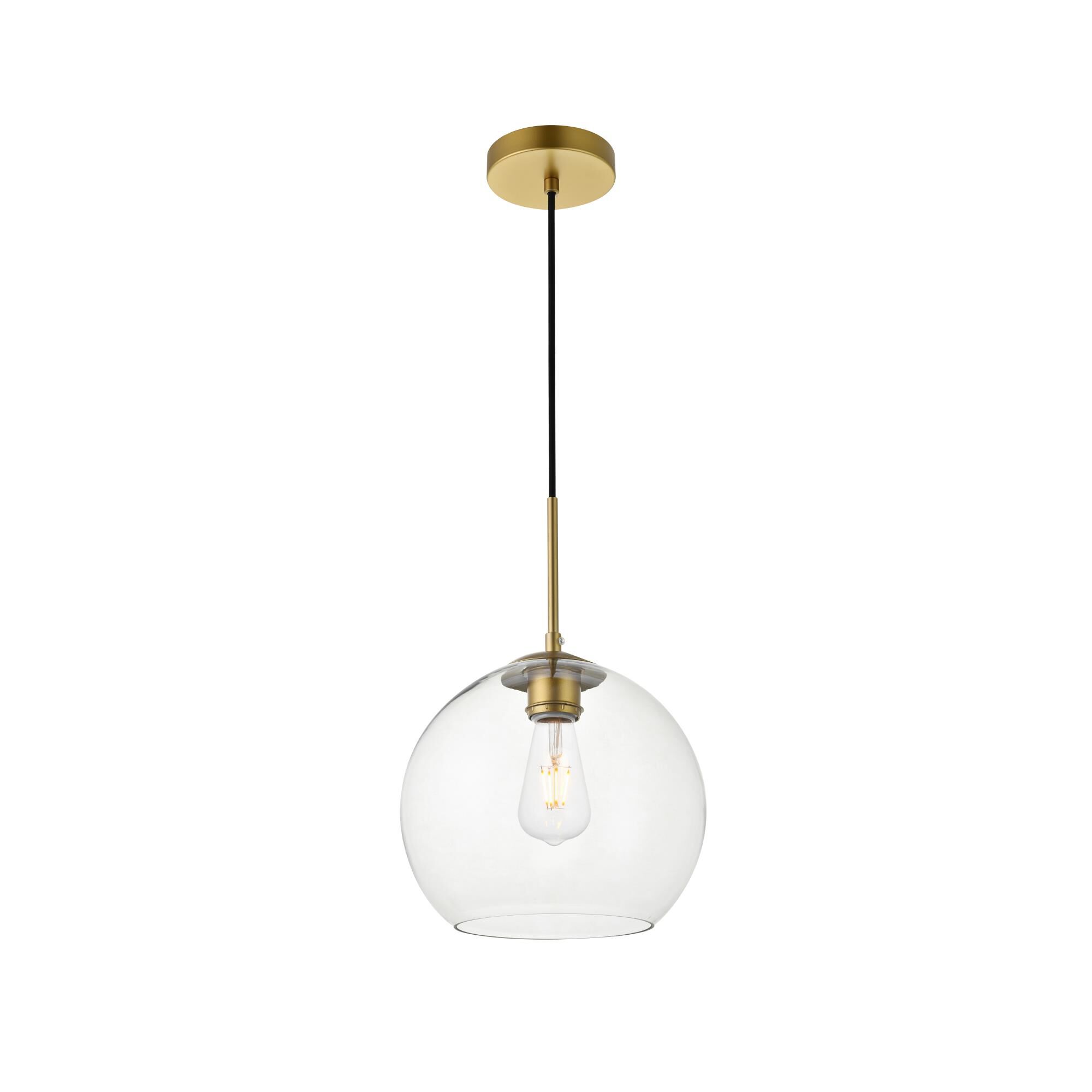 Baxter 10 Inch Mini Pendant by Elegant Lighting