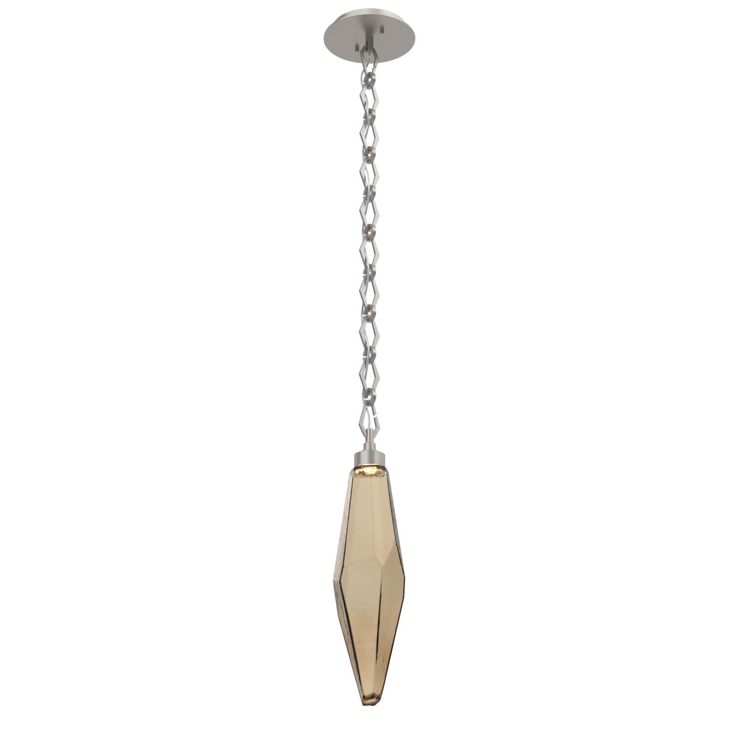 Levi Wilson Rock Crystal 6 Inch Mini Pendant by Hammerton Studio