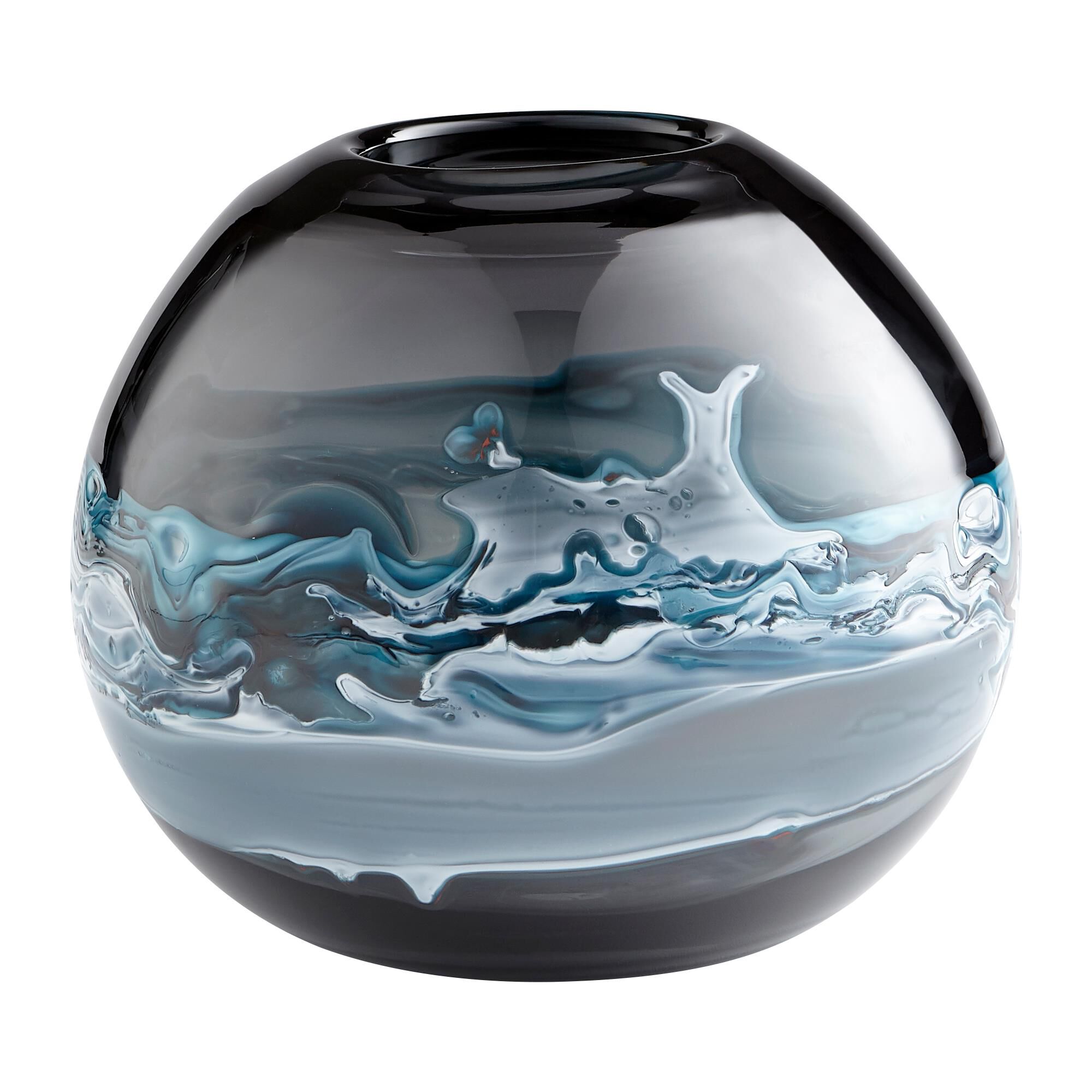 Shown in Blue And White finish