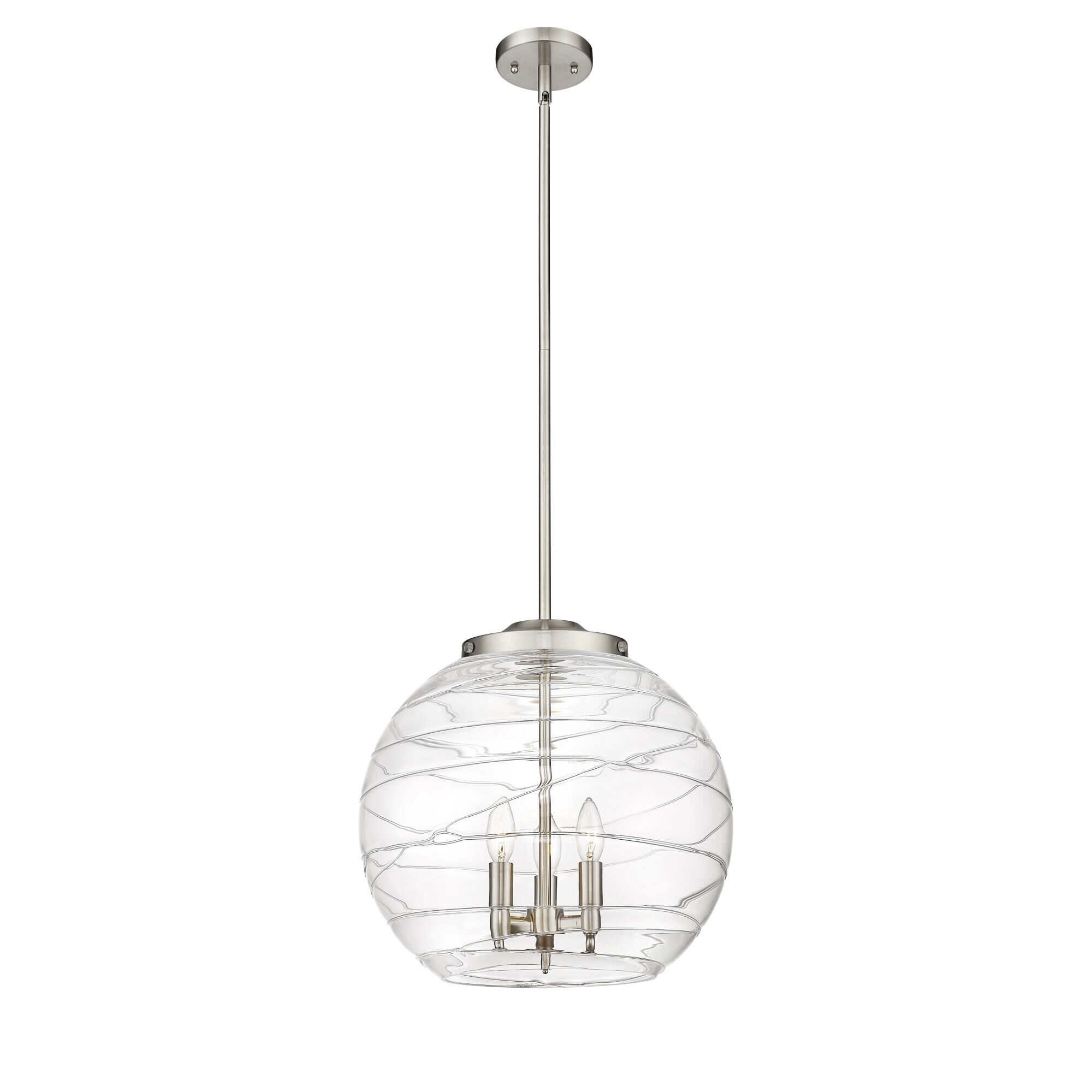 Bruno Marashlian Athens Deco Swirl 16 Inch Large Pendant by Innovations Lighting
