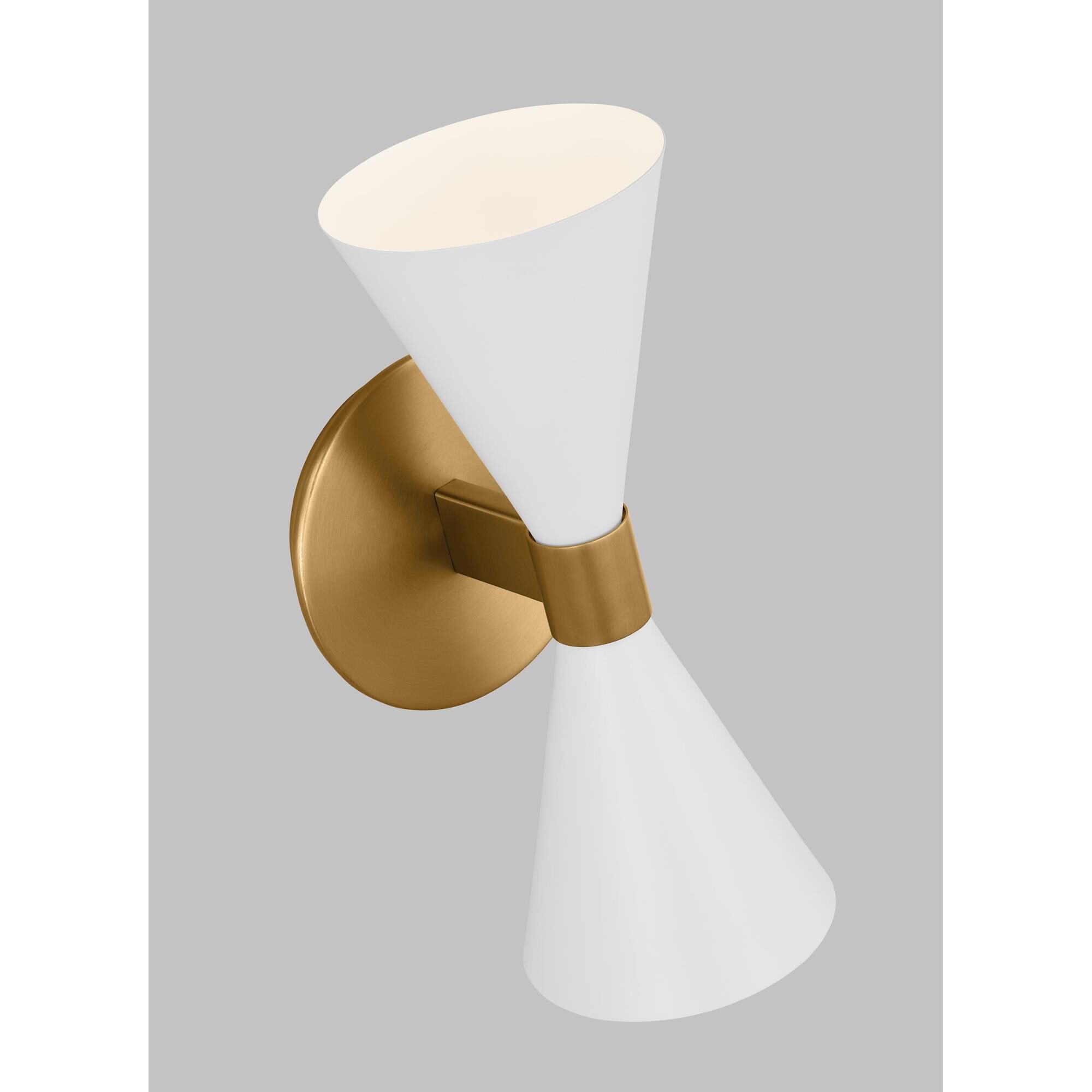 Shown in Matte White finish and Matte WhiteSteel shade