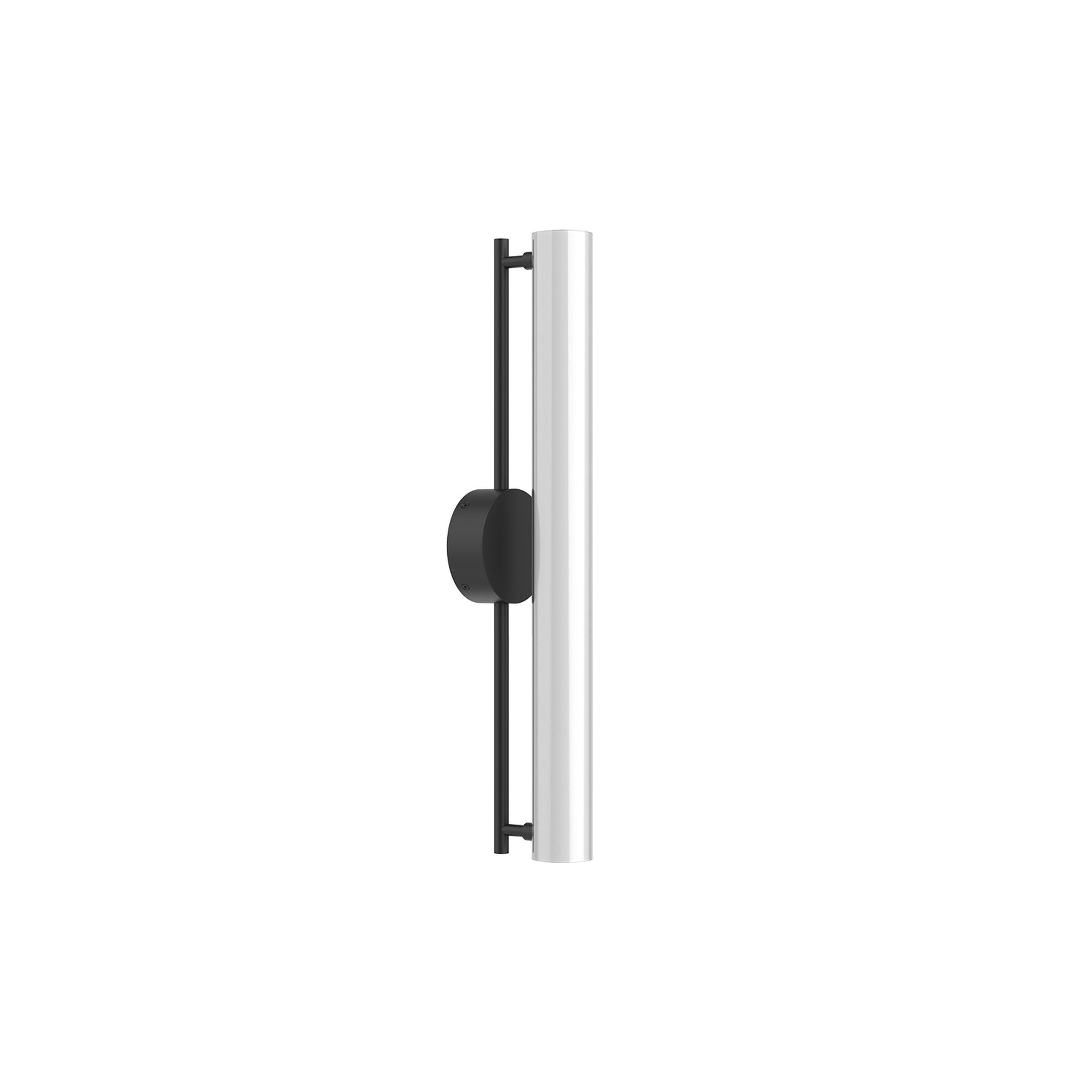Shown in Black finish and Frosted glass