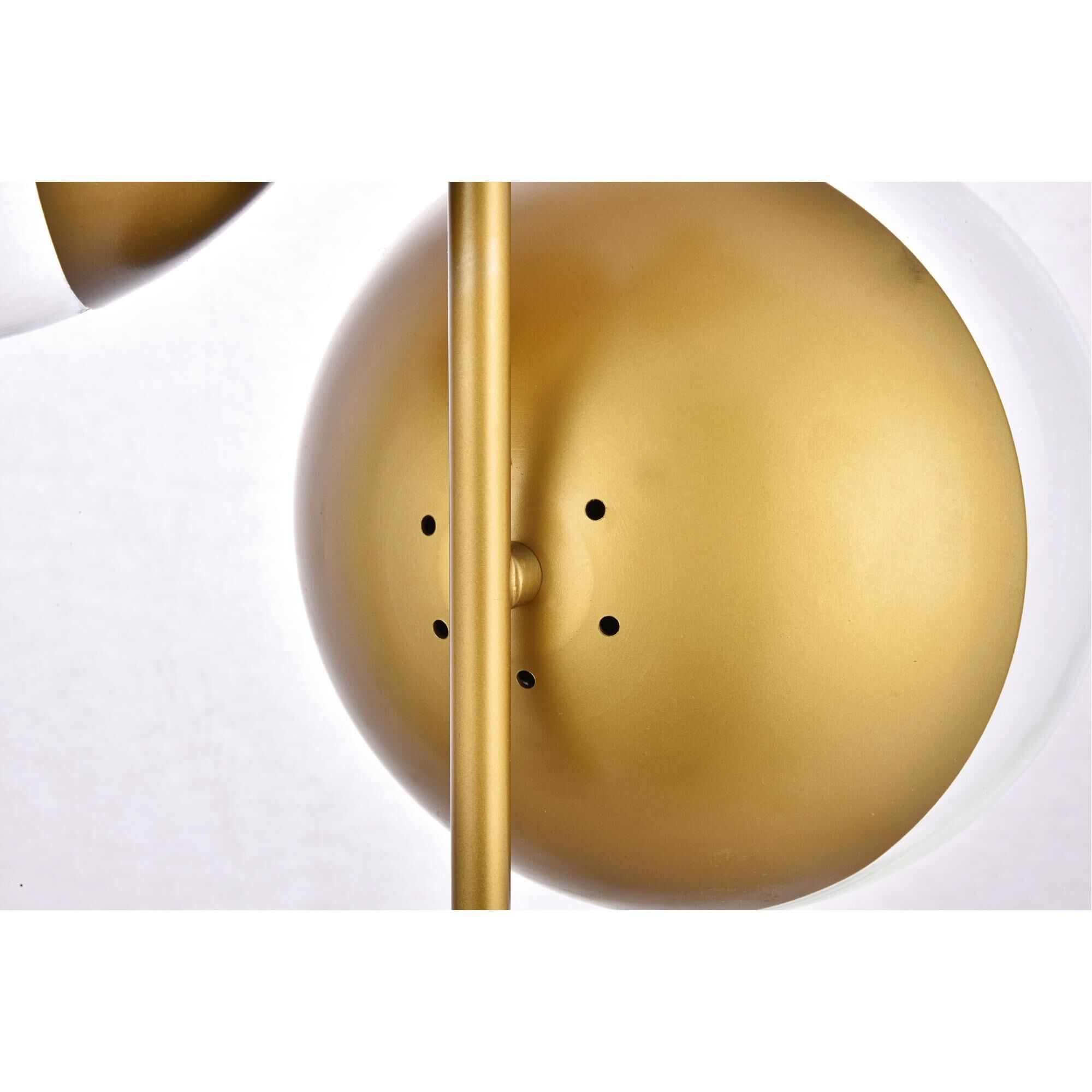 Eclipse 17 Inch 3 Light Multi Light Pendant by Elegant Lighting