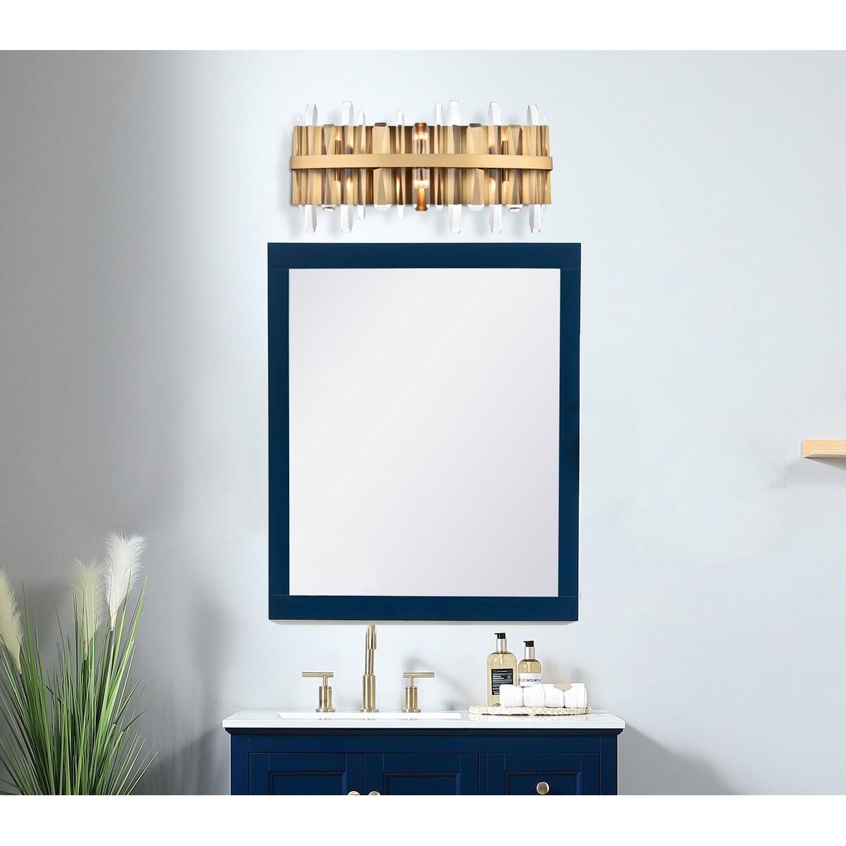 Serena 24 Inch 6 Light Bath Vanity Light by Elegant Lighting