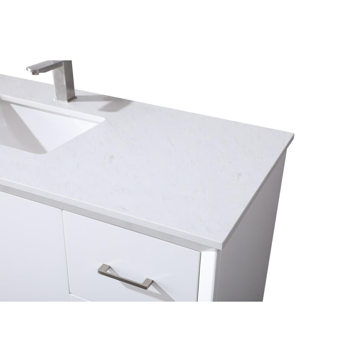 Shown in White finish