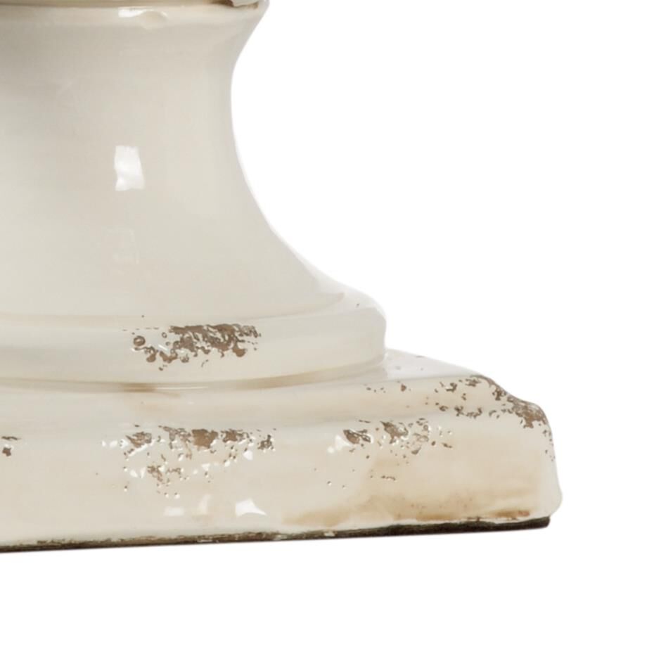 Shown in Aged Cream Glaze finish and Oatmeal shade