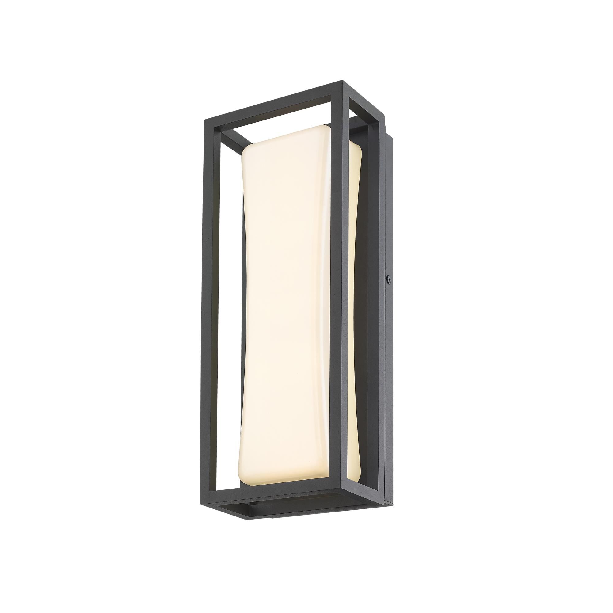 Shown in Black finish and Polycarbonate glass and Polycarbonate shade