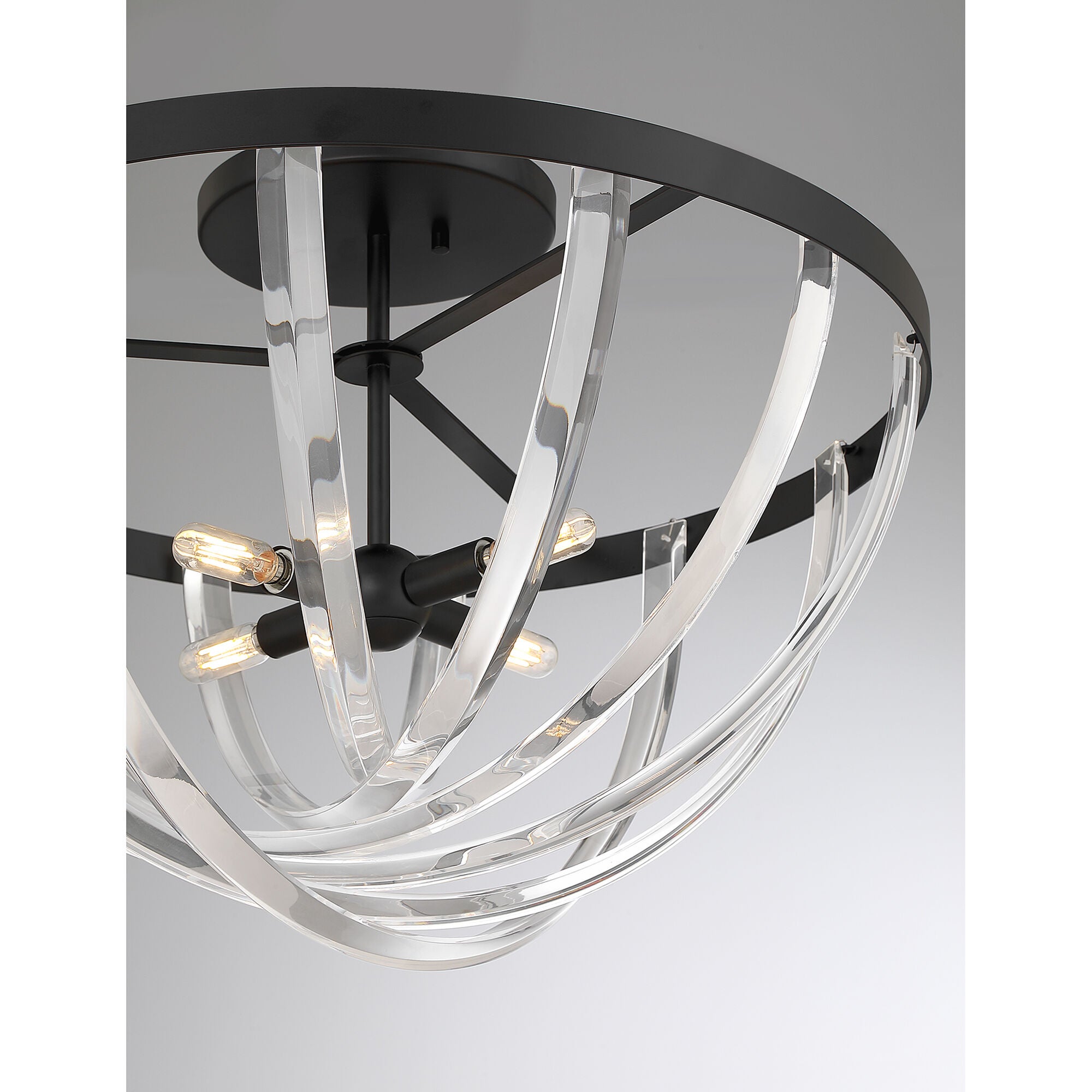 Jennings 24 Inch Semi Flush Mount,