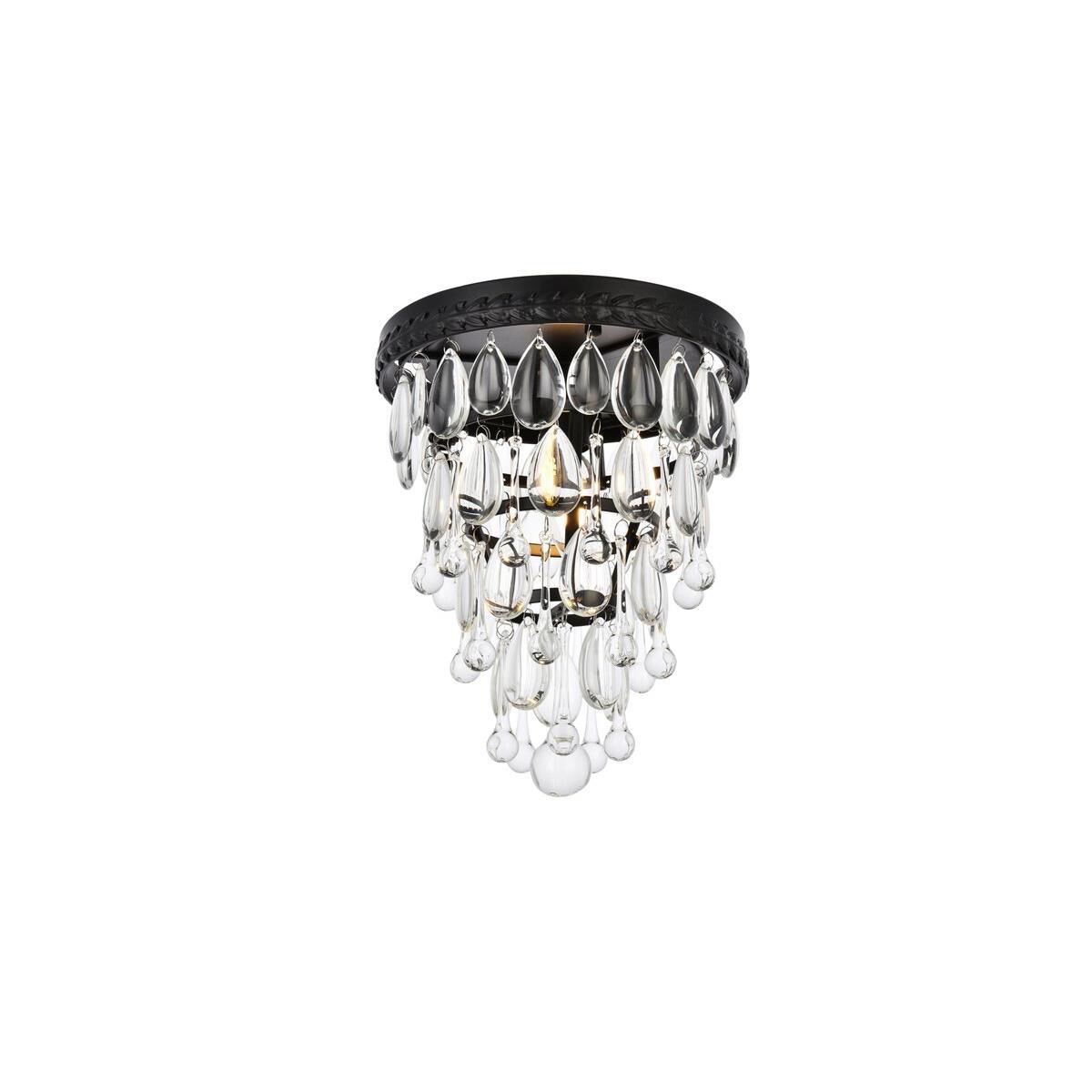 Nordic 9 Inch 1 Light Flush Mount by Elegant Lighting