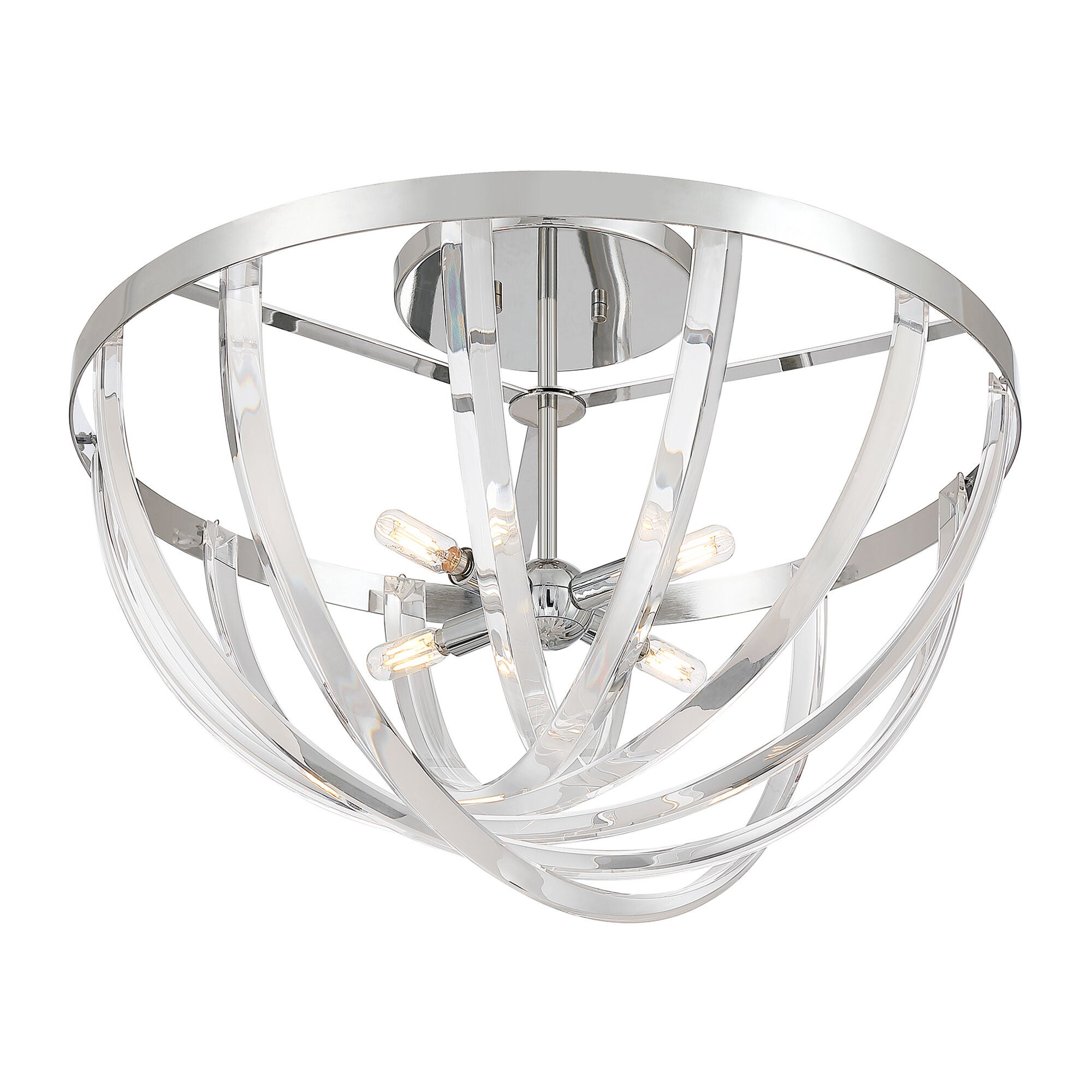 Jennings 24 Inch Semi Flush Mount,