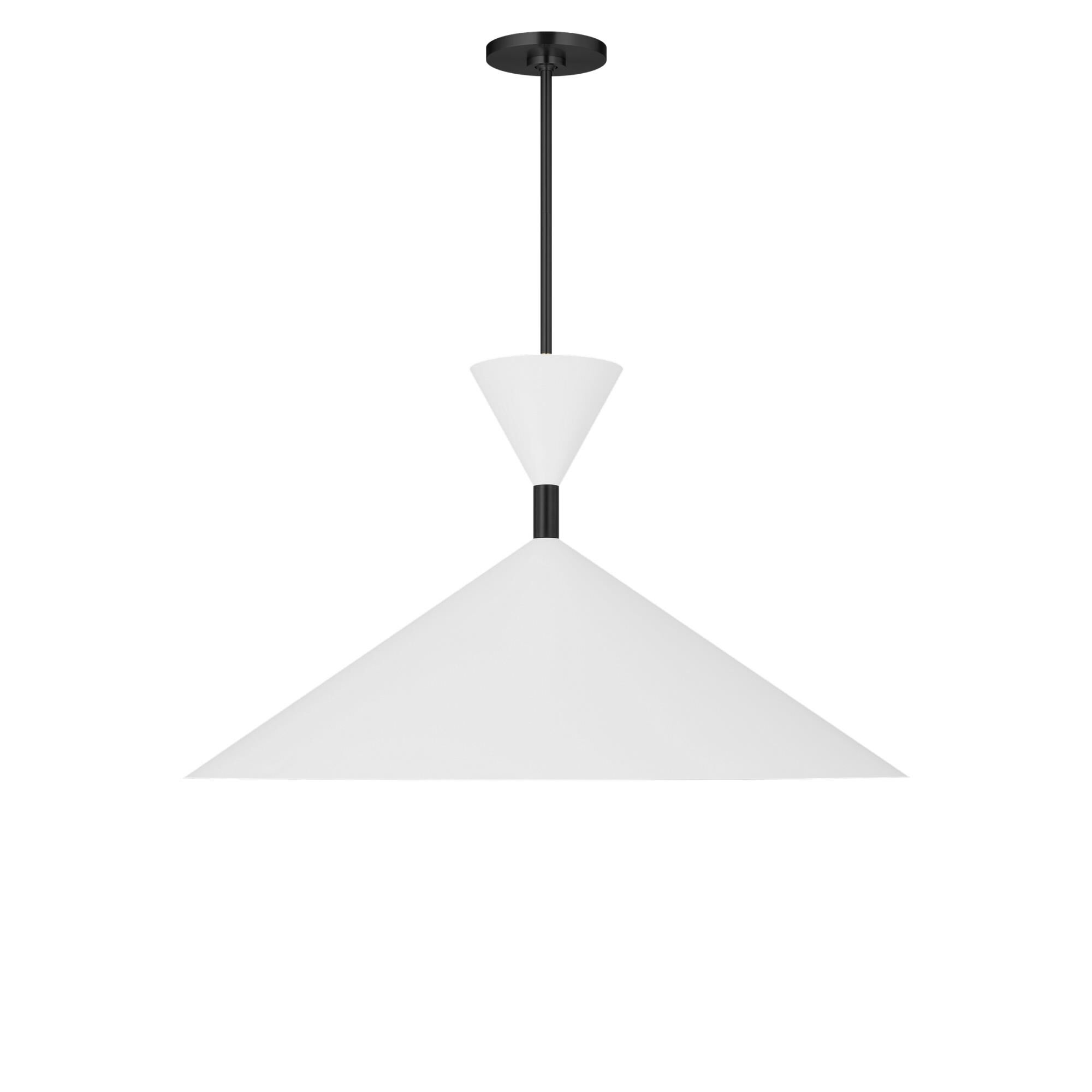 Shown in Midnight Black finish and Metal shade