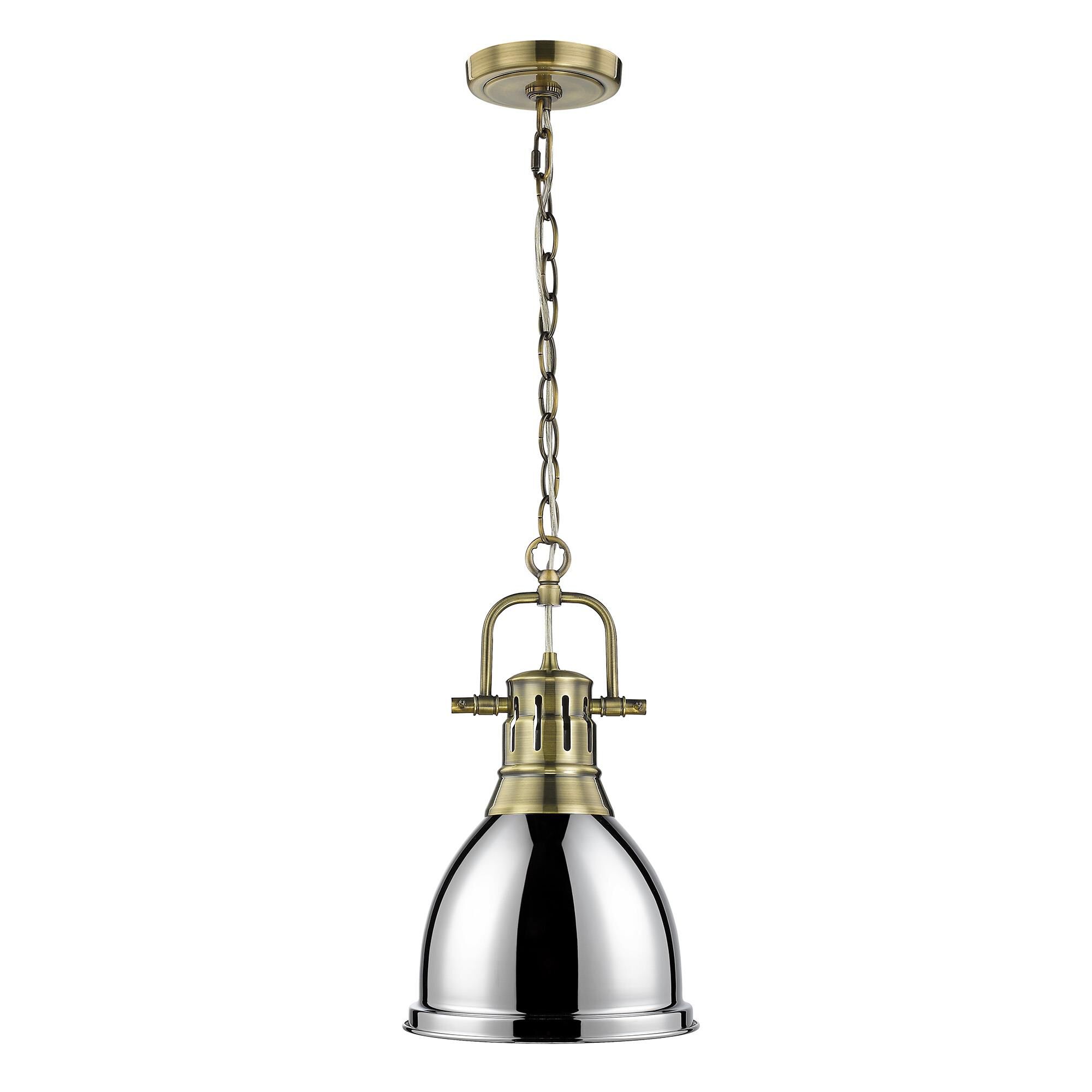 Duncan 8 Inch Mini Pendant by Golden Lighting