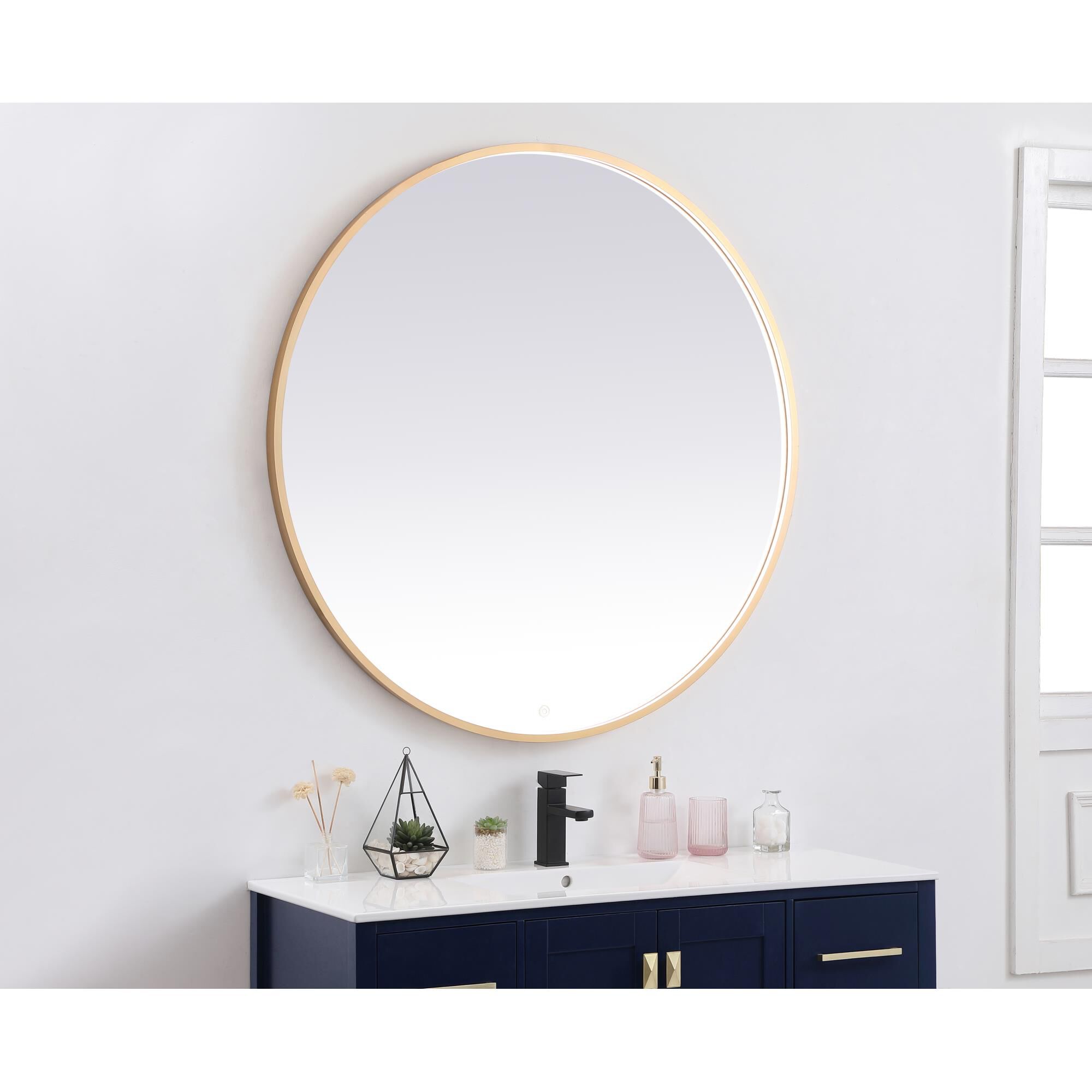Pier LED Lighted Mirror by Elegant Decor
