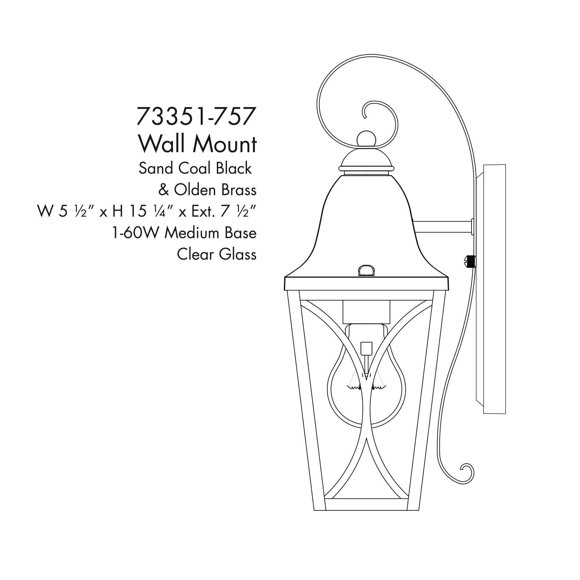 Cardigan 15 Inch Outdoor Wall Light by Minka Lavery