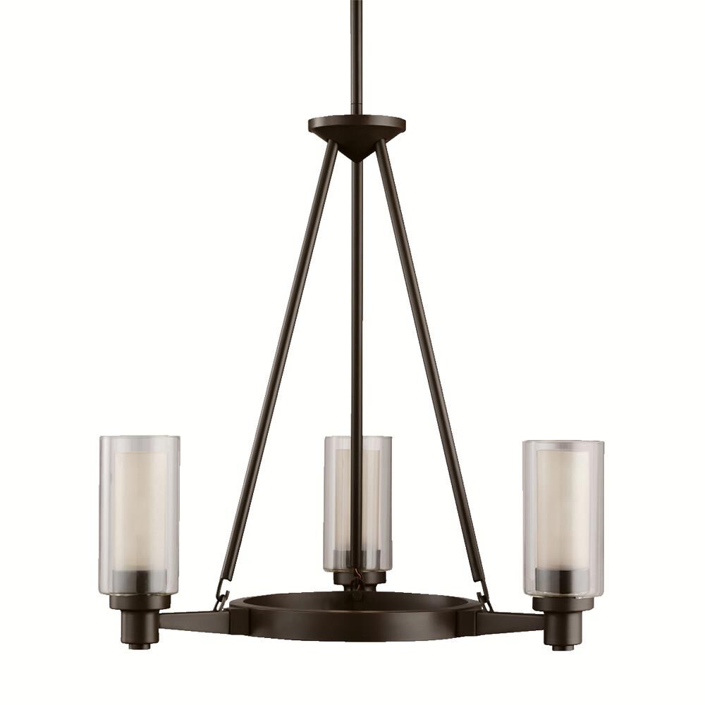 Circolo 22 Inch 3 Light Mini Chandelier by Kichler Lighting
