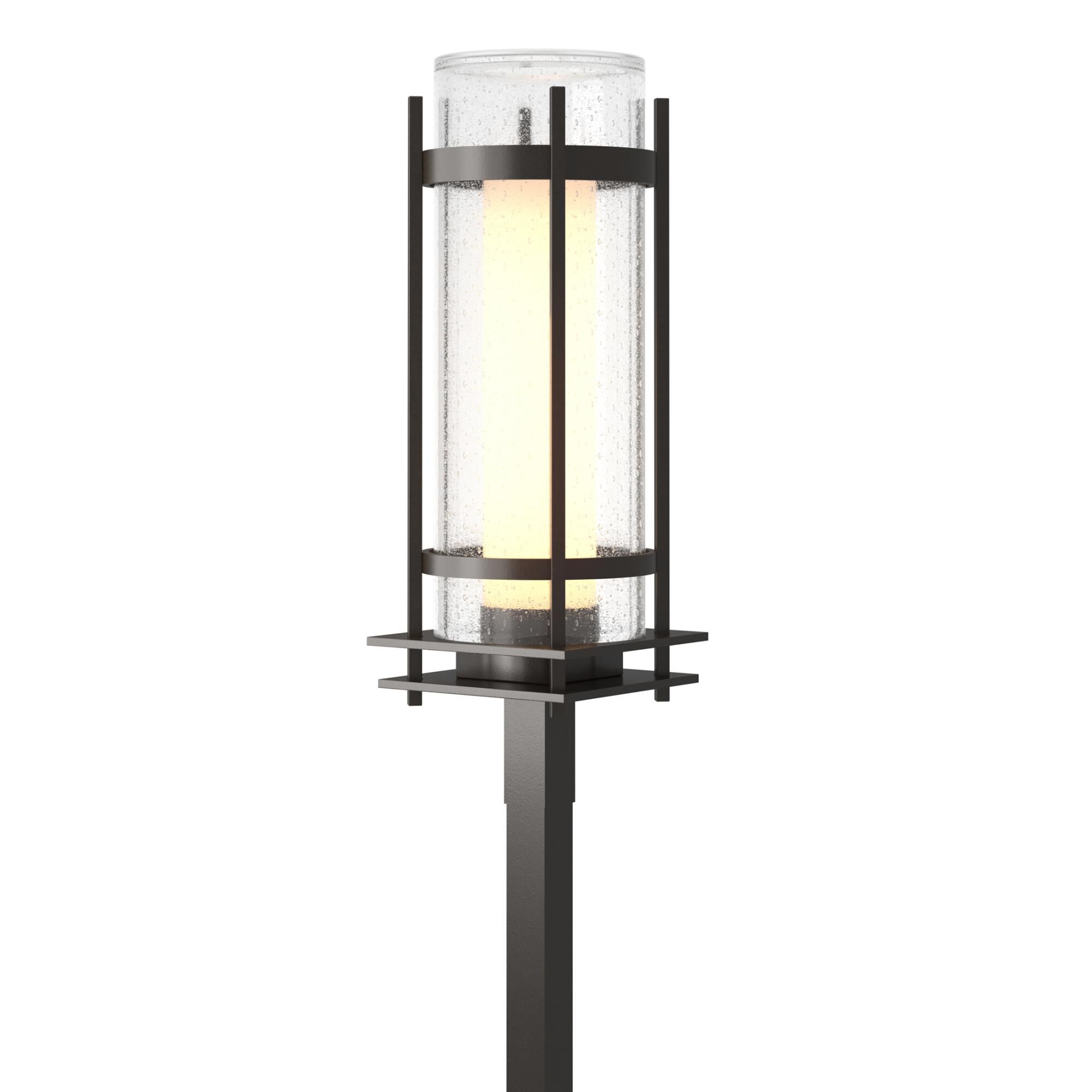 Hubbardton Forge Banded 22 Inch Tall Outdoor Post Lamp