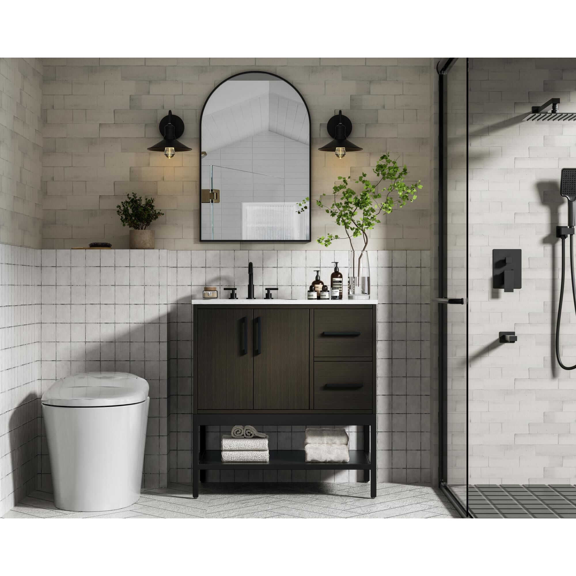 Lennox 0 Inch Bath Vanity by Elegant Dcor