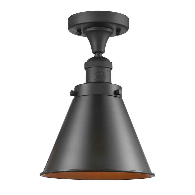 Bruno Marashlian Appalachian 8 Inch 1 Light Semi Flush Mount by Innovations Lighting