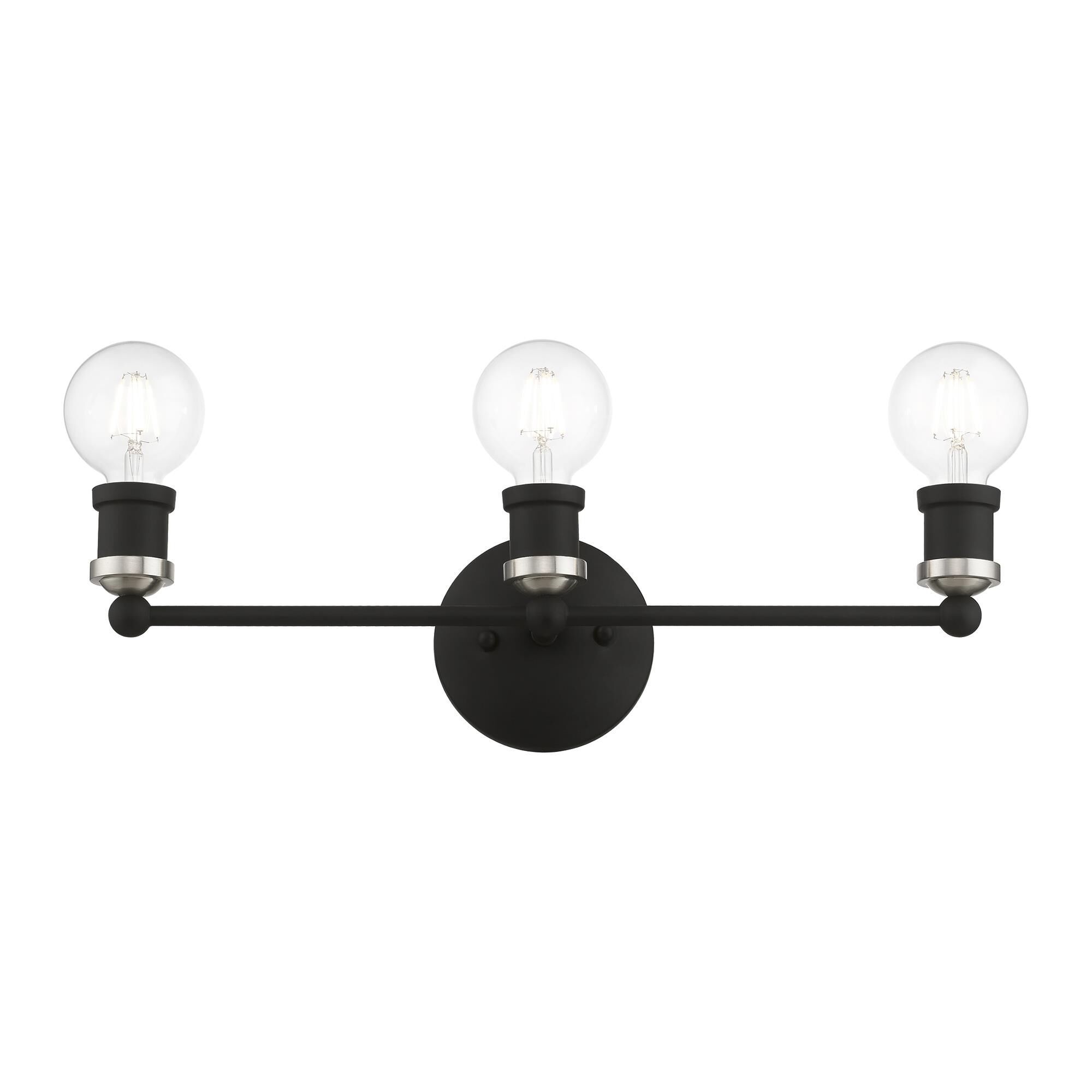 Shown in Black with Brushed Nickel Accents finish