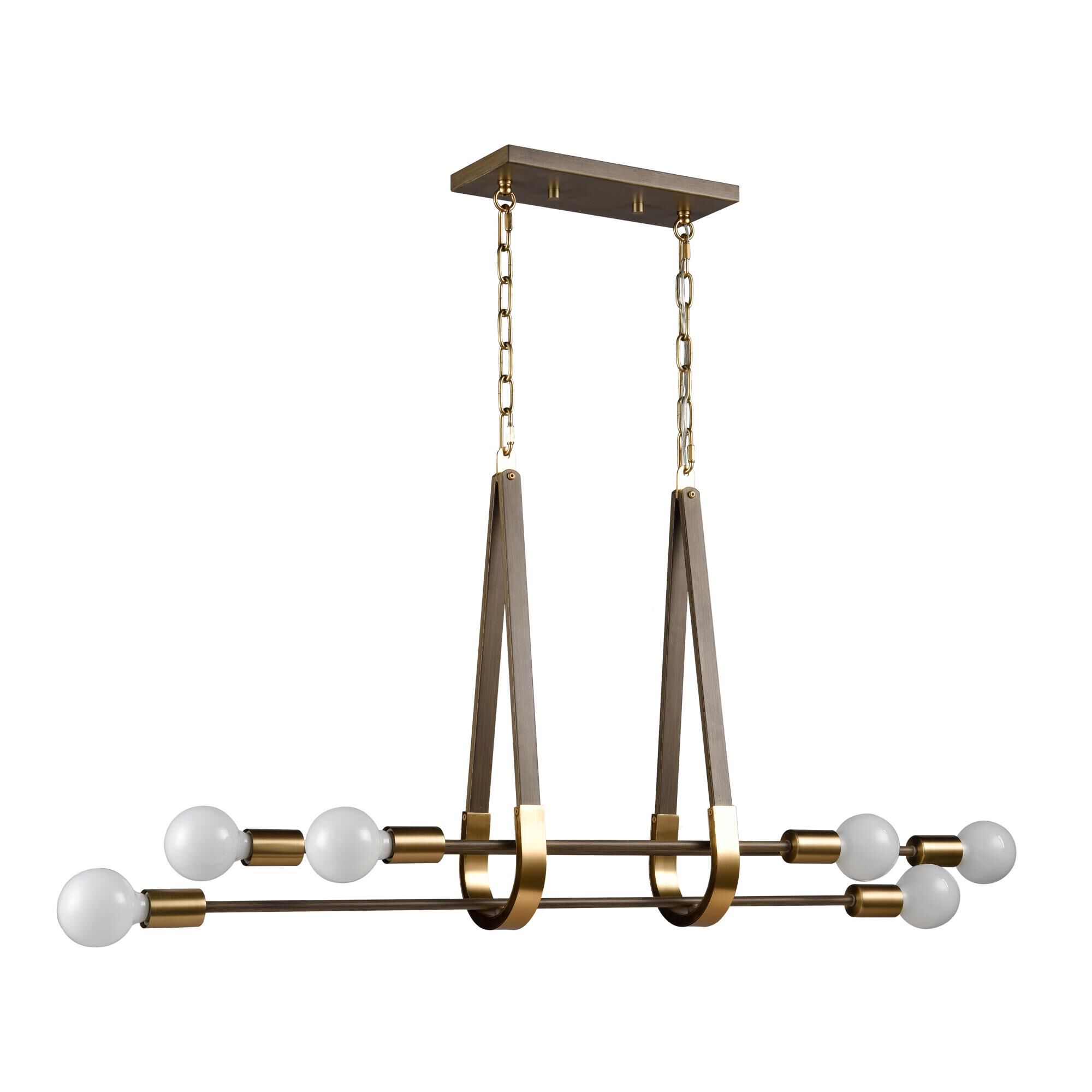Sabine 42 Inch 6 Light Linear Suspension Light by ELK Lighting