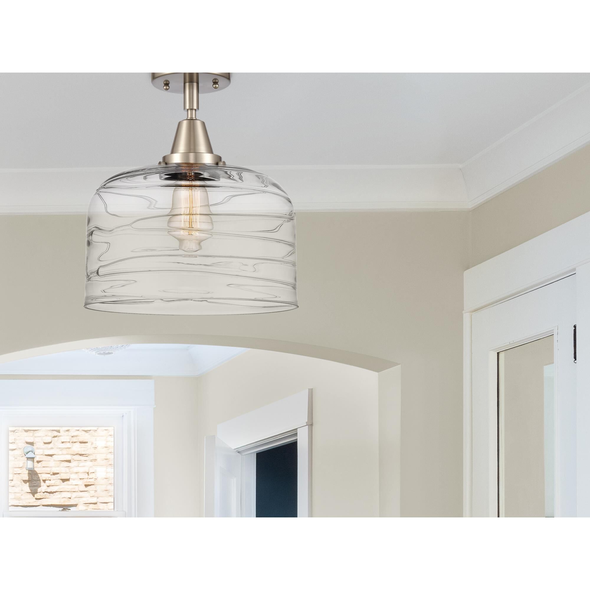 Bruno Marashlian Bell 12 Inch 1 Light Flush Mount by Innovations Lighting