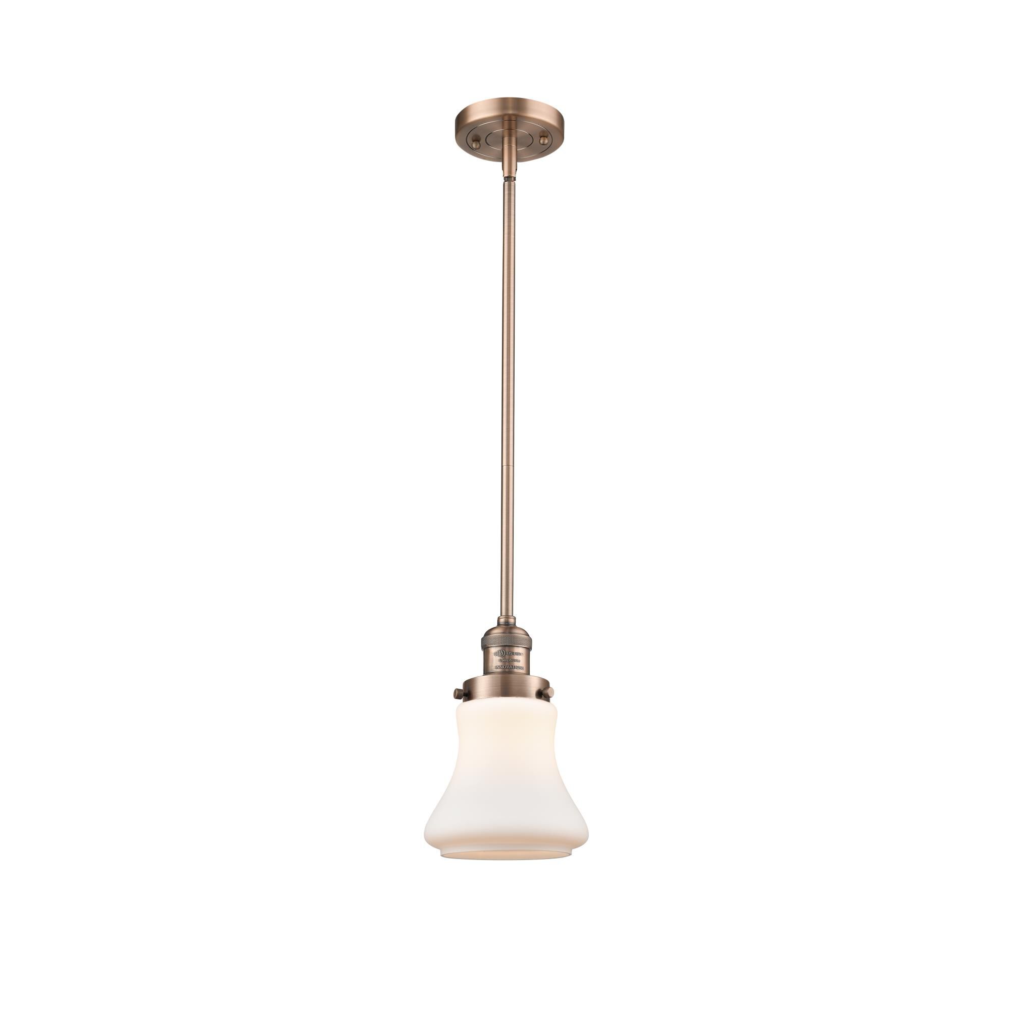 Shown in Antique Copper finish and Matte White - Hour glass