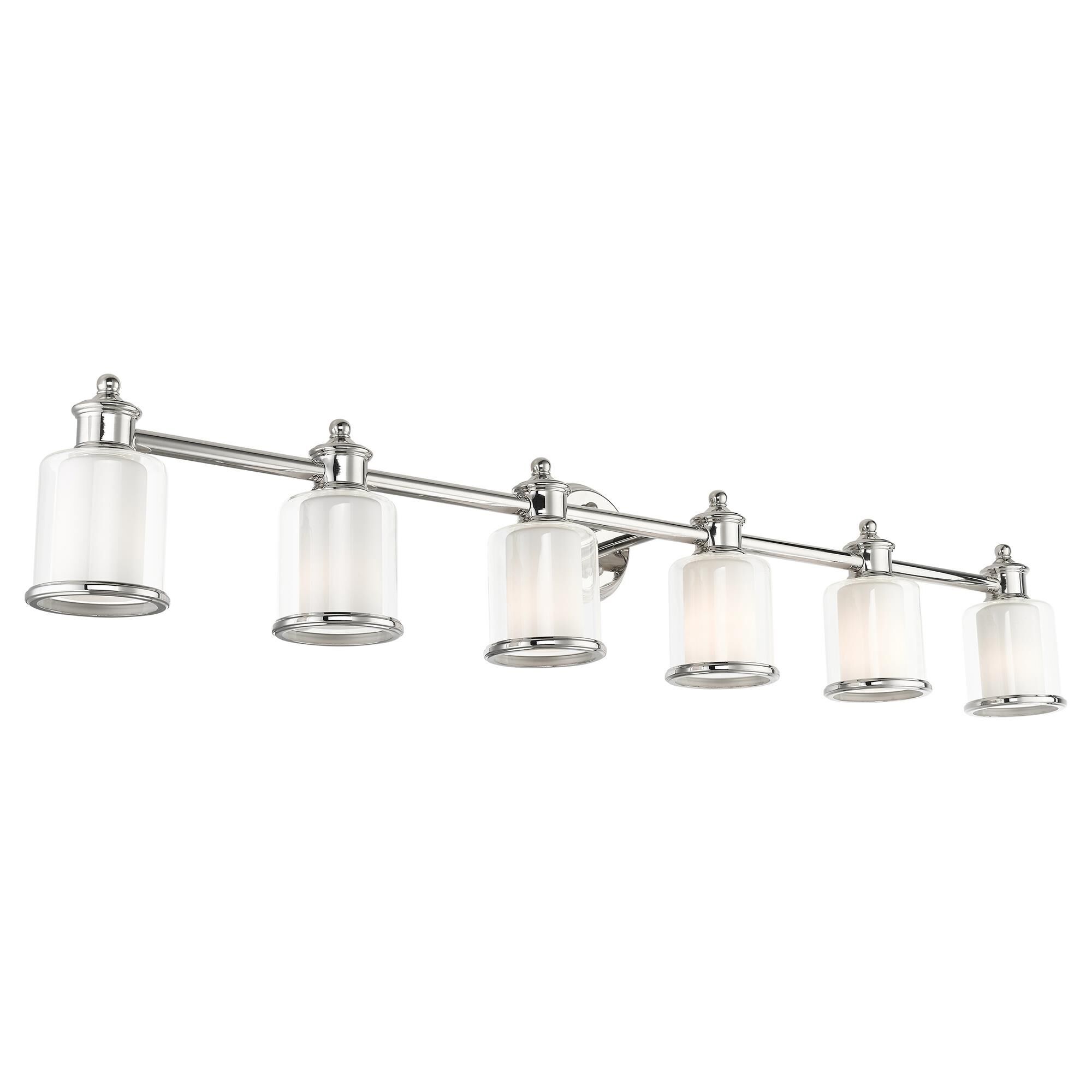 Middlebush 55 Inch 6 Light Bath Vanity Light by Livex Lighting